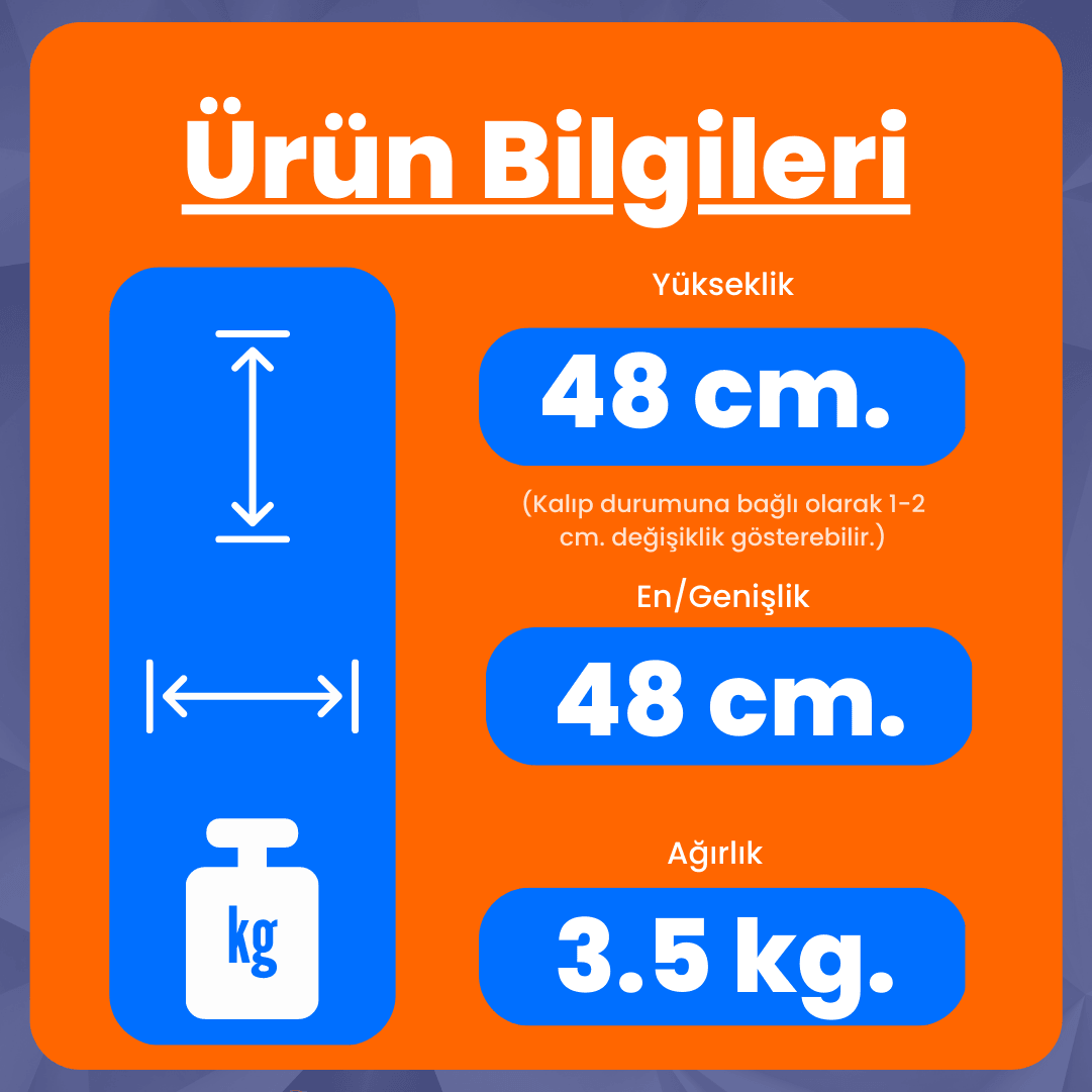 Hayat Çiçeği - Esmâü'l-Hüsnâ İşlemeli Duvar Saati 