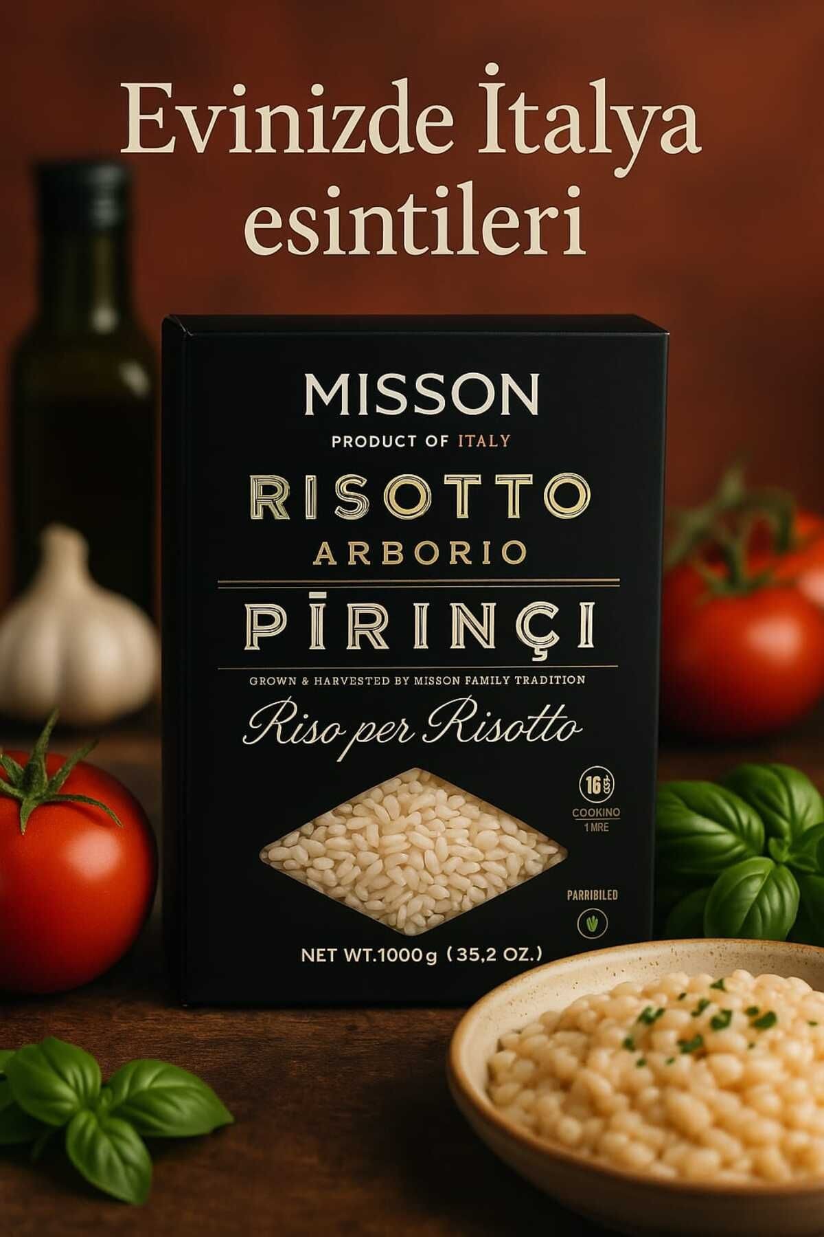 Risotto Arborio Italyan Rice Pirinç 1 Kg