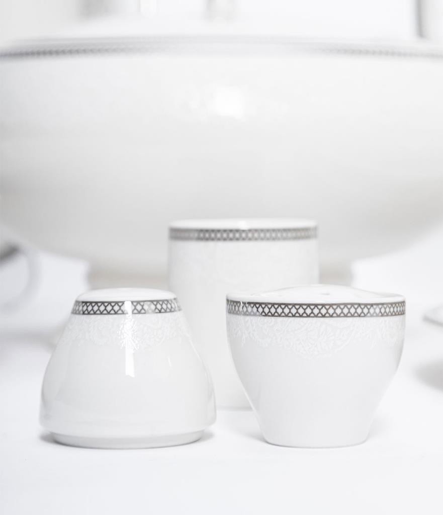 Maxx Doria Palace Collection Silver Paisley 12 Kişilik 72 Parça Yemek Takımı