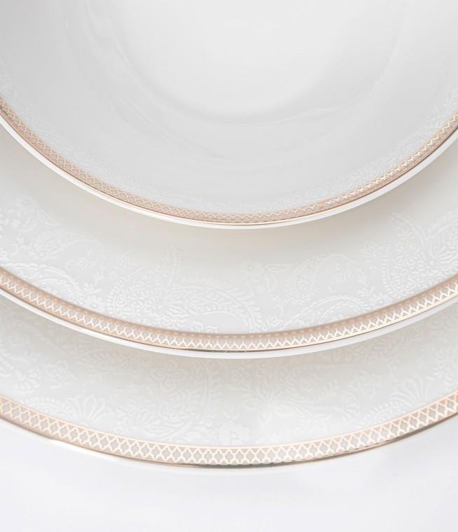 Maxx Doria Palace Collection Golden Paisley 12 Kişilik 72 Parça Yemek Takımı
