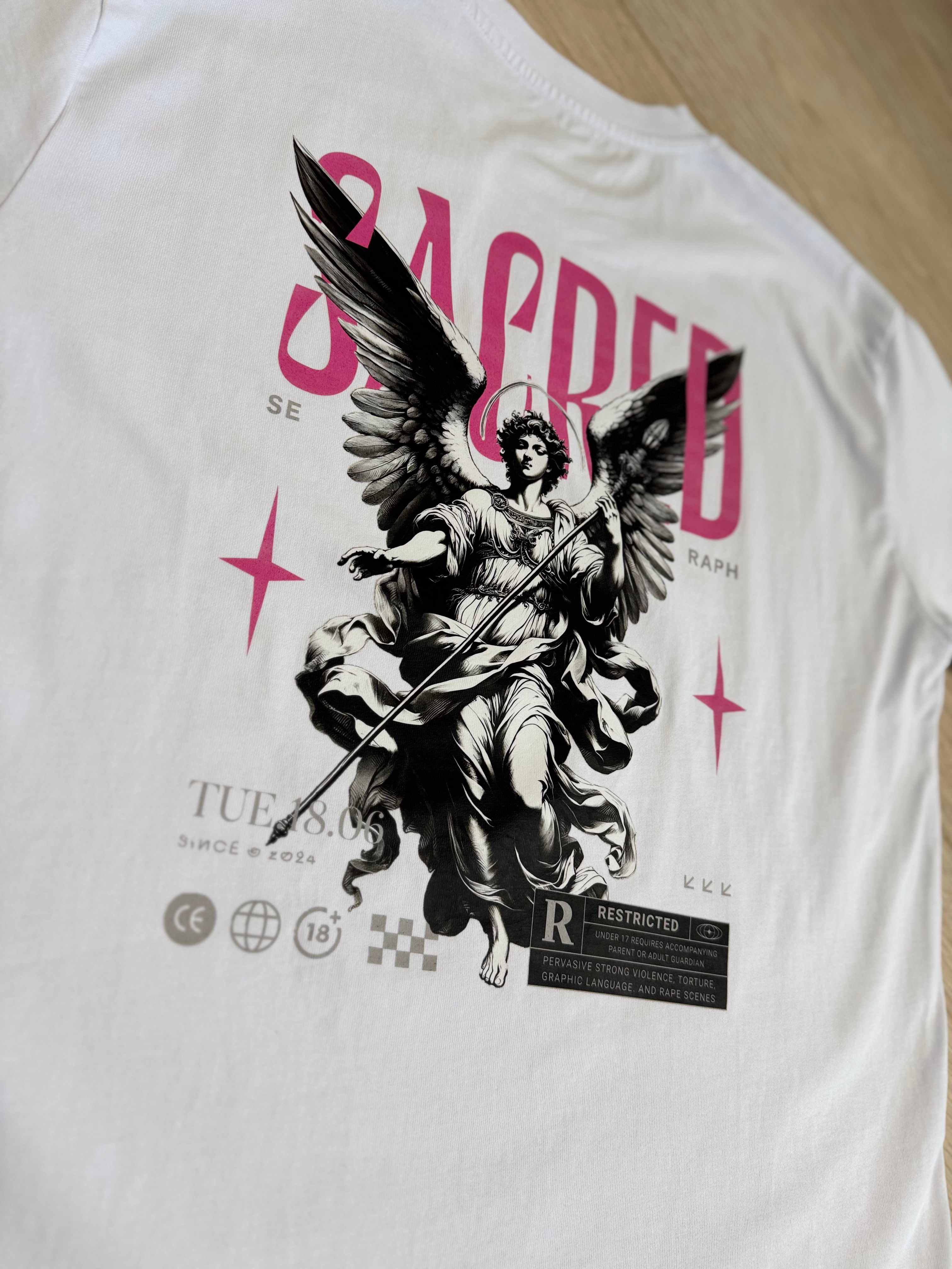 Sacred Baskılı Regular T-shirt