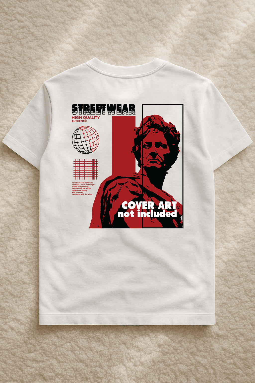 Sezar Baskılı Regular T-shirt