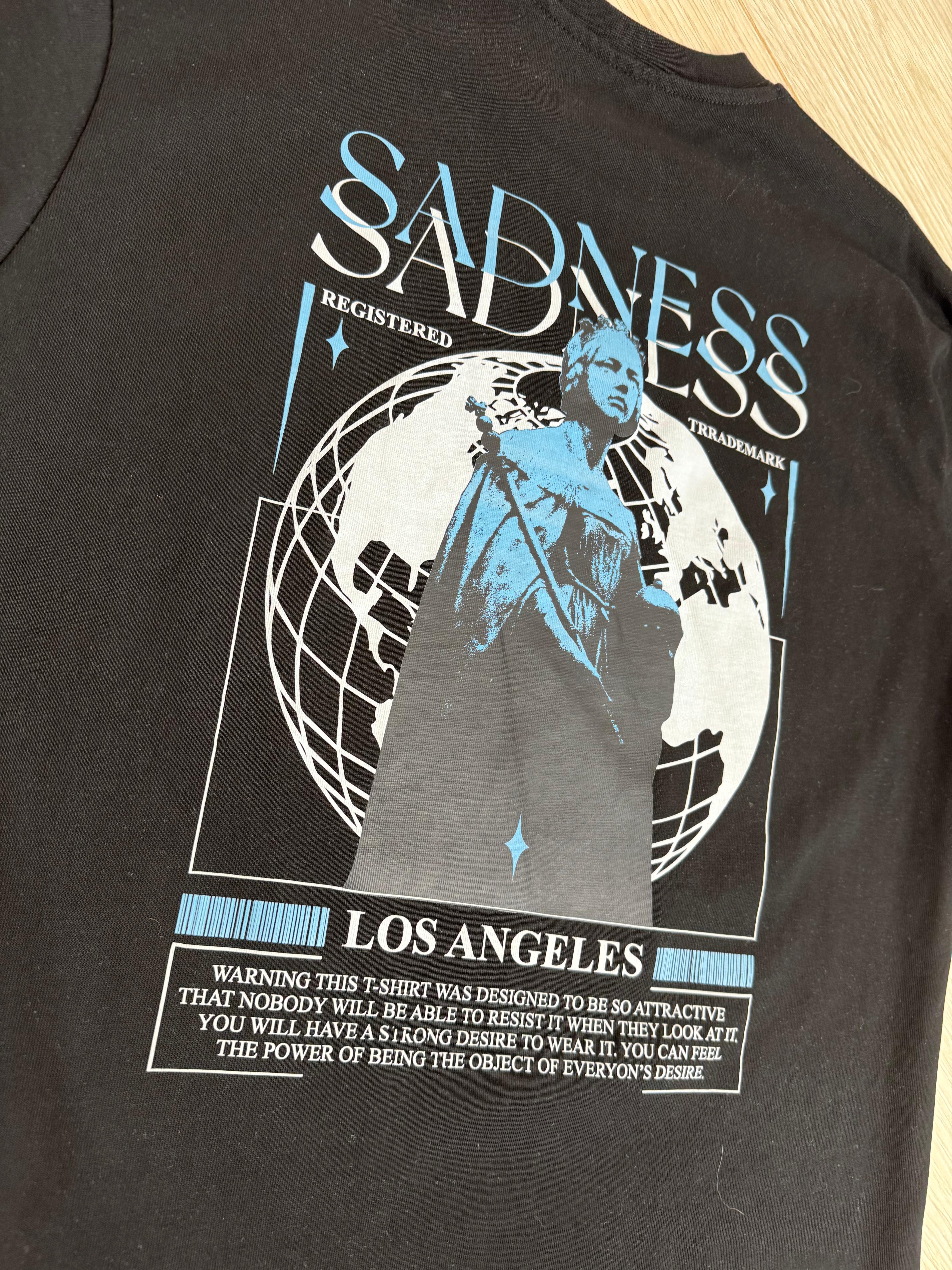 Sadness Baskılı Regular T-shirt