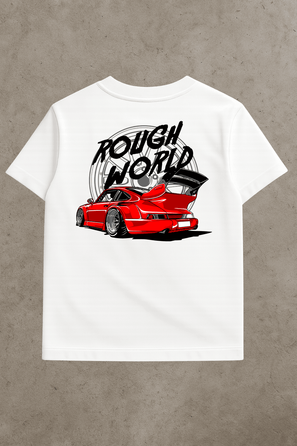 Rough World 911 Baskılı Regular T-shirt