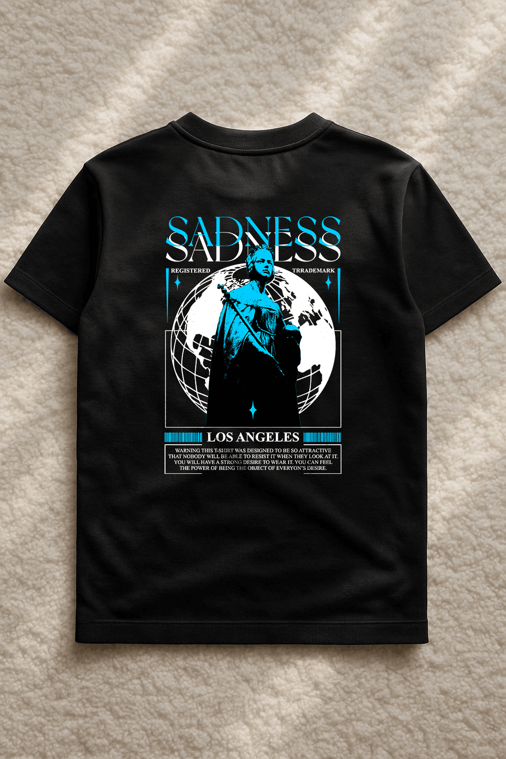 Sadness Baskılı Regular T-shirt