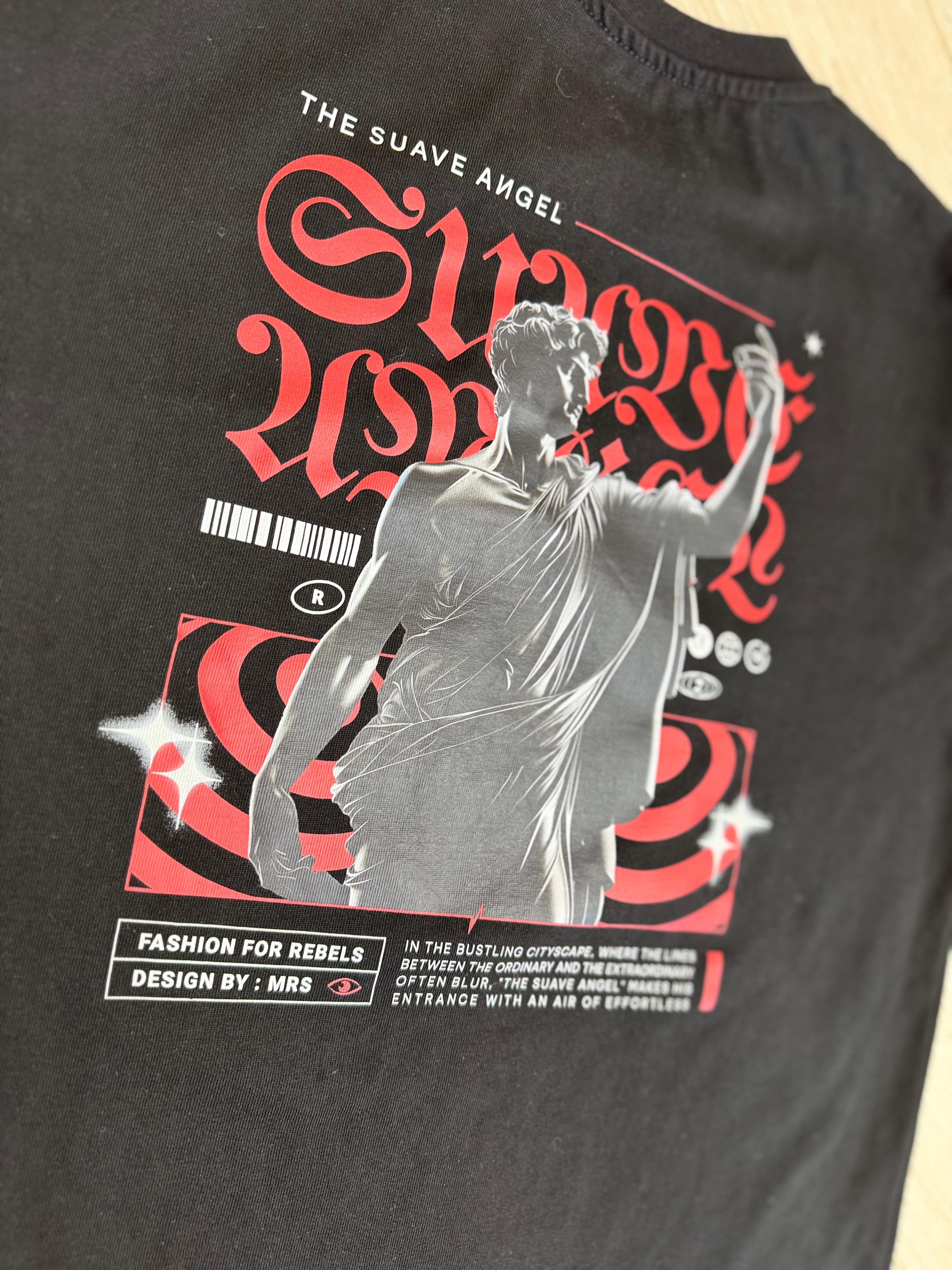 Angel Baskılı Regular T-shirt