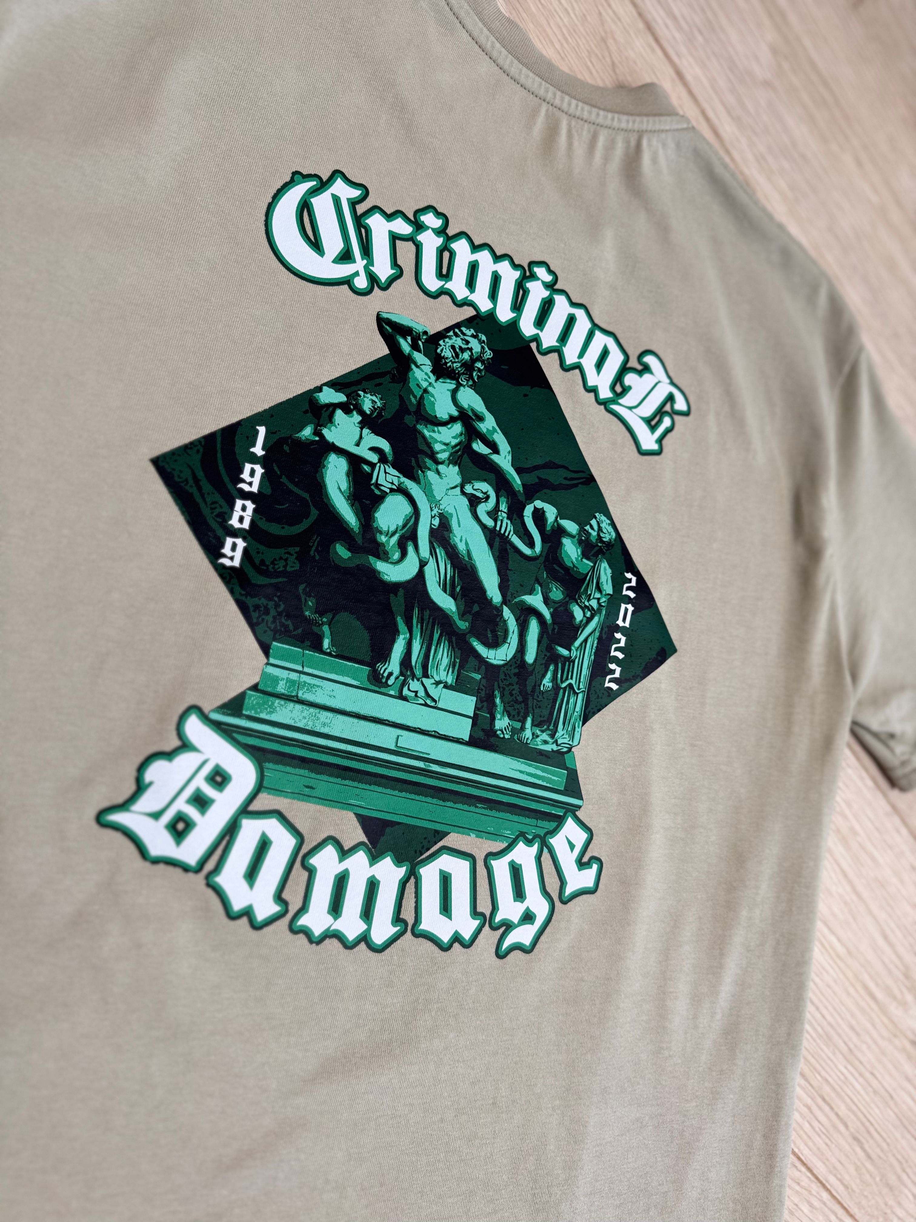Criminal Damage Baskılı Regular T-shirt
