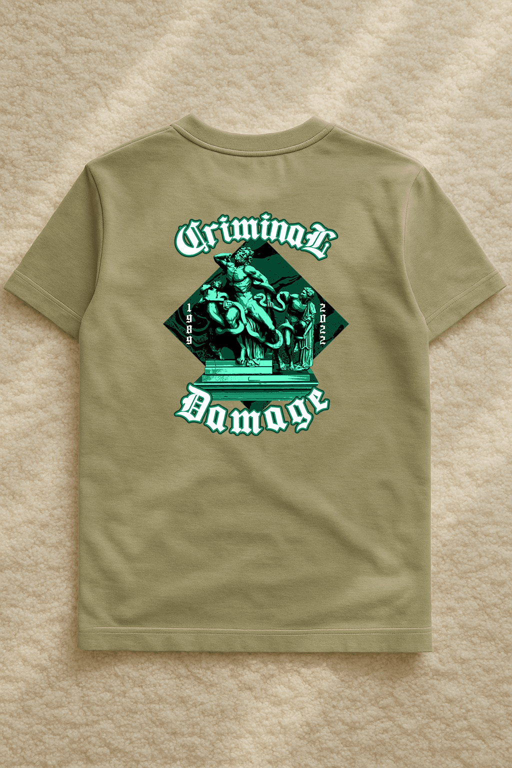 Criminal Damage Baskılı Regular T-shirt