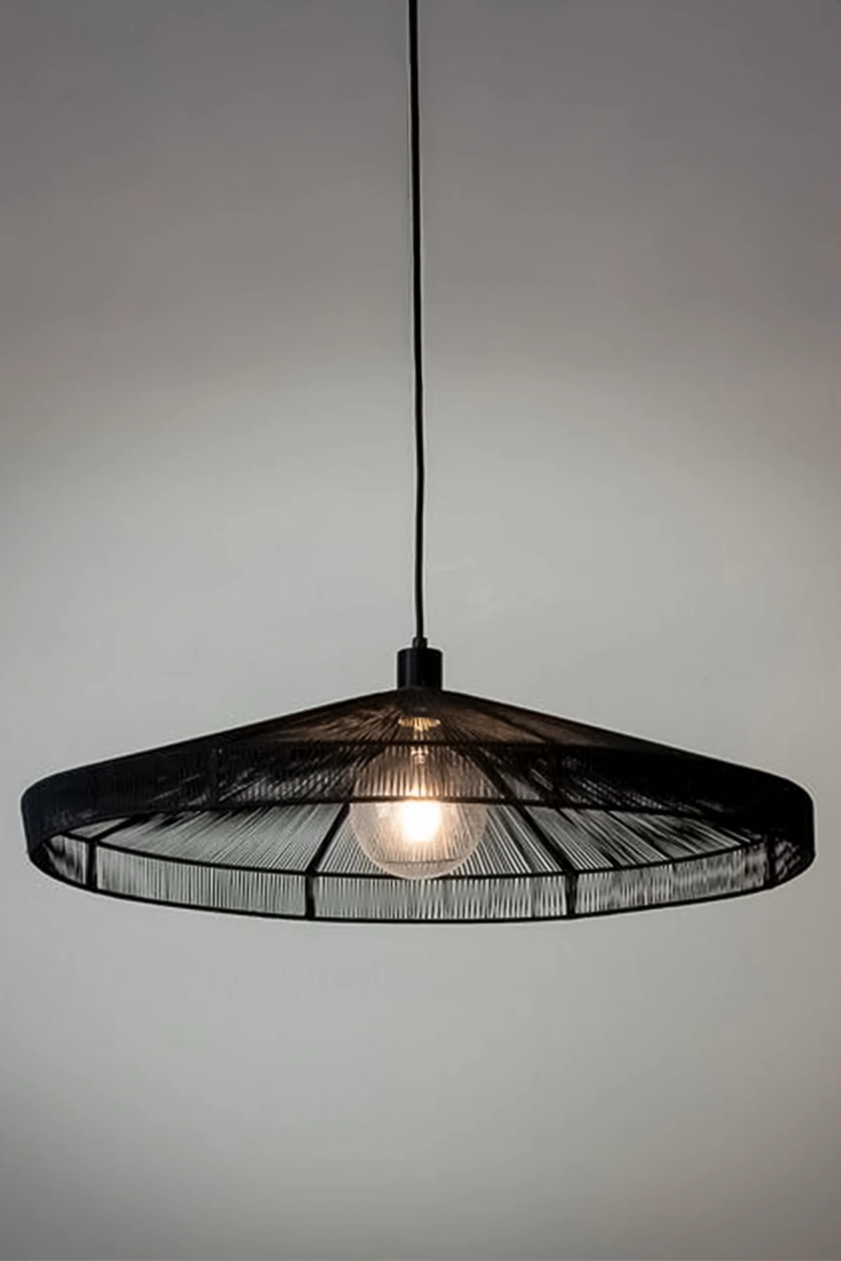 Özel Tasarım Şapka Rustik Bohem Avize