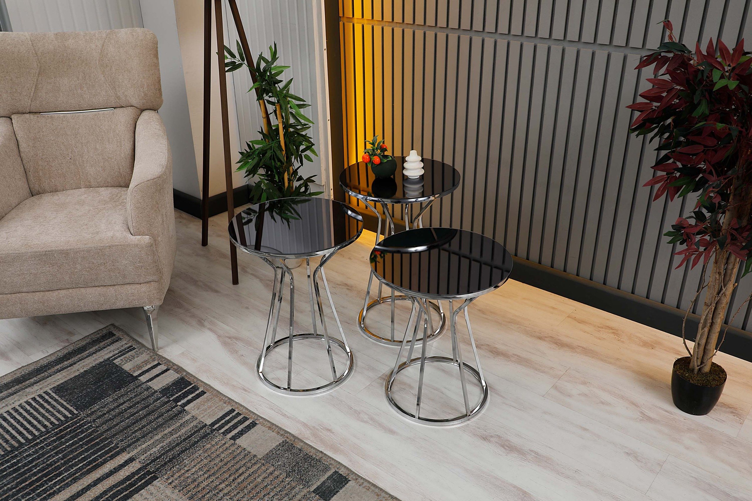 Zigonzi Home, Kum Saati, Krom, Üçlü 