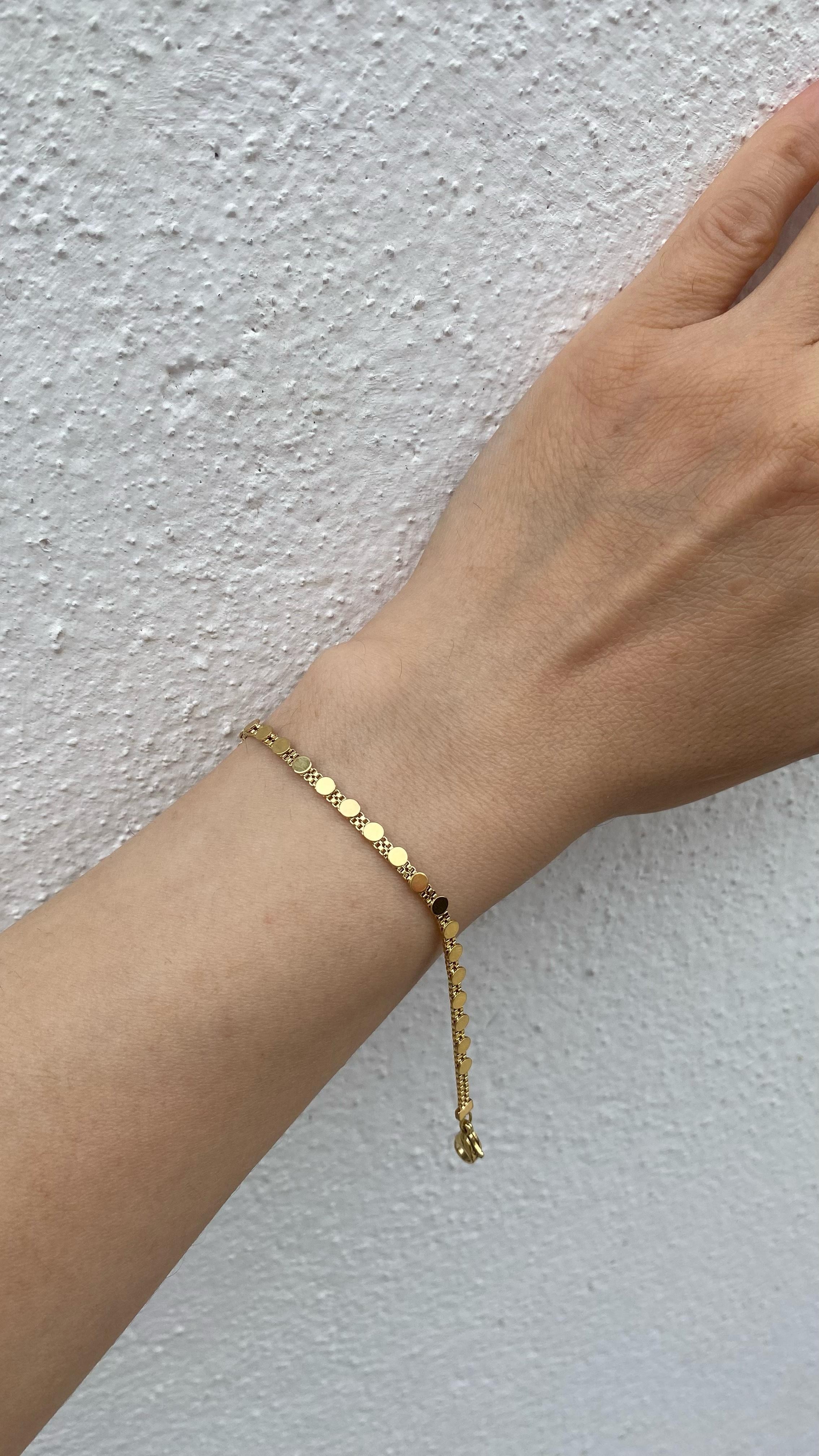 İnce gold bileklik 