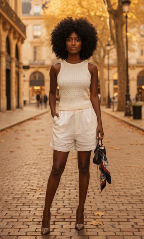 Halter Yaka Standart Beden Triko Saç Örgülü Atlet %100 Pamuk