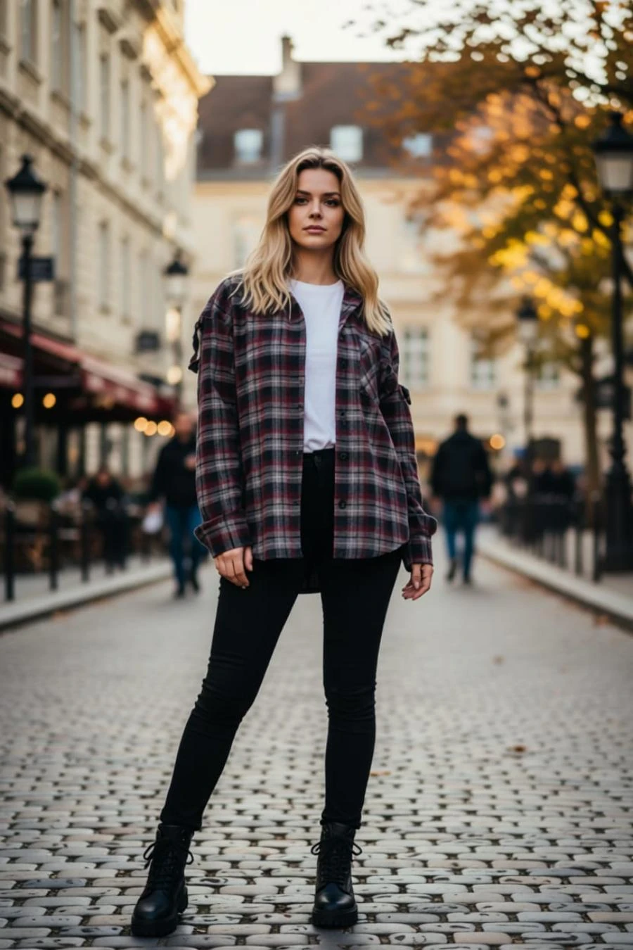 Oversize %100 Pamuk Ekose Gömlek 