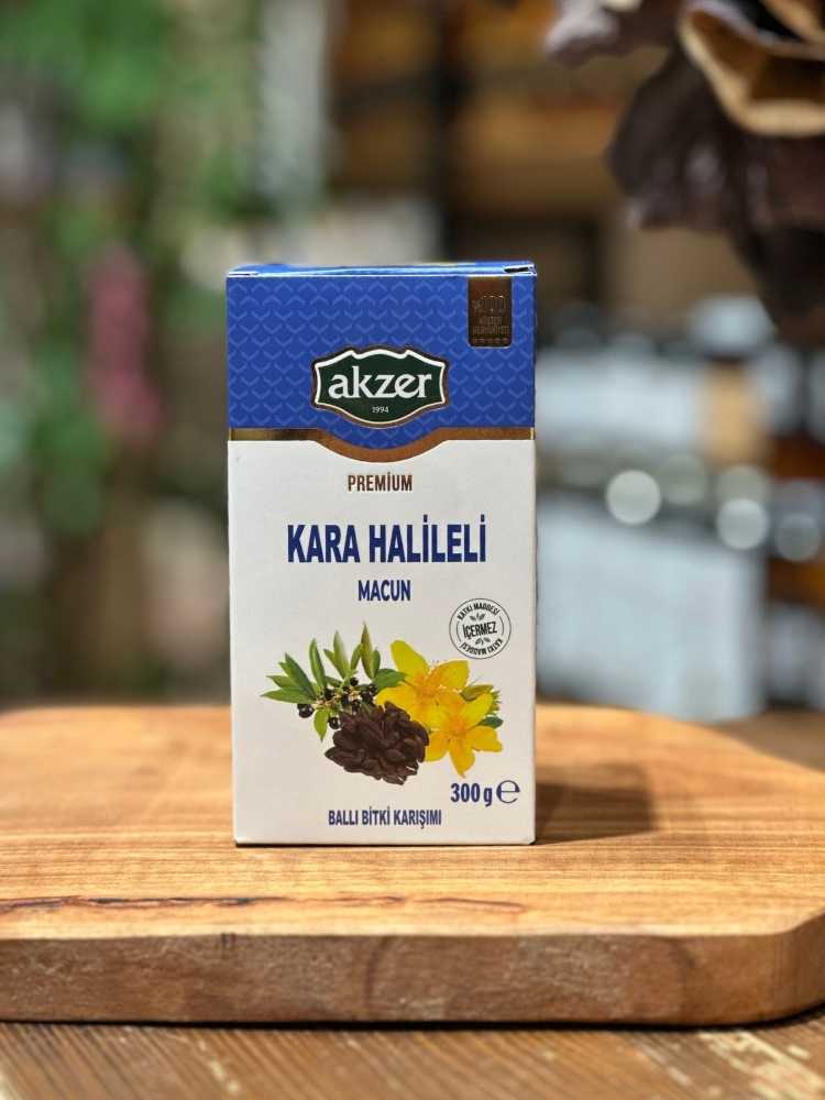 Akzer Kara Halile Macun 300 GR | Bitkisel Macun | Baharat.com.tr