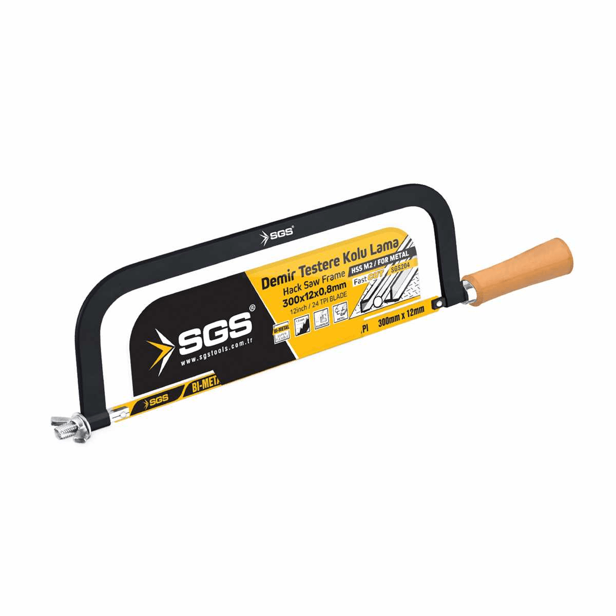 SGS DEMİR TESTERE KOLU LAMA (AĞIZLI) SGS204