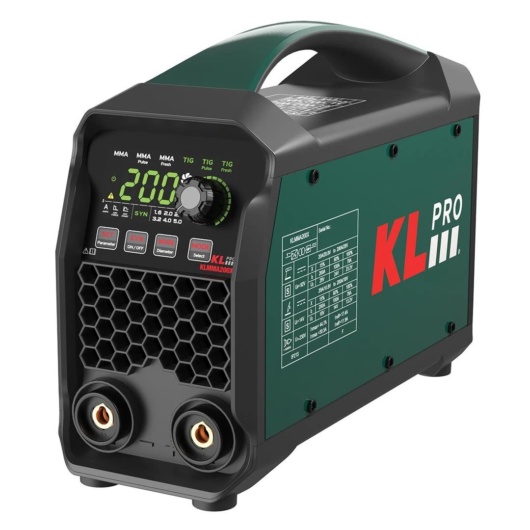 KLPro 200 A 9.5 KVA MMA İNVERTER KAYNAK MAKİNASI KLMMA200X