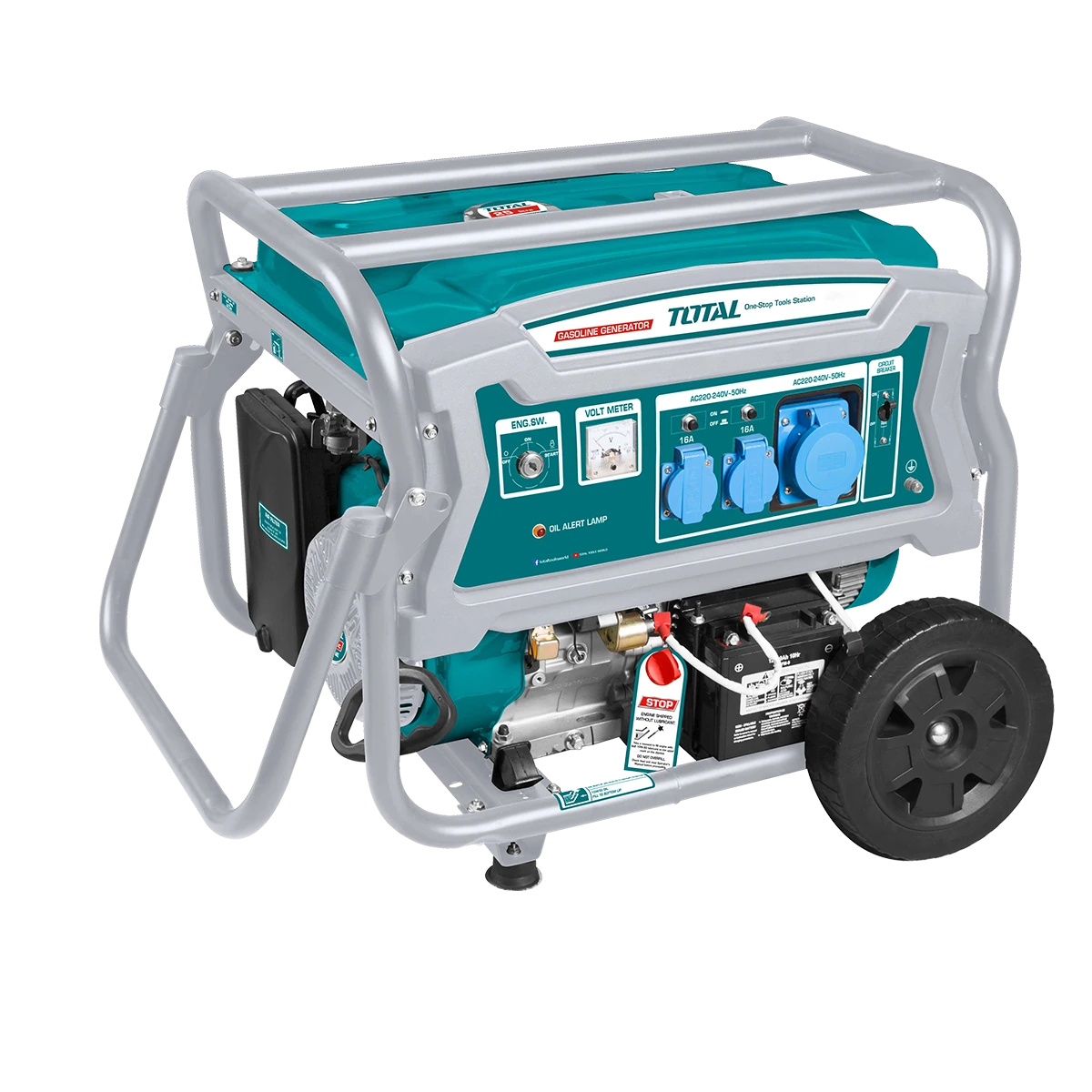 TOTAL Benzinli Jeneratör 5.4 kW TP1650096E