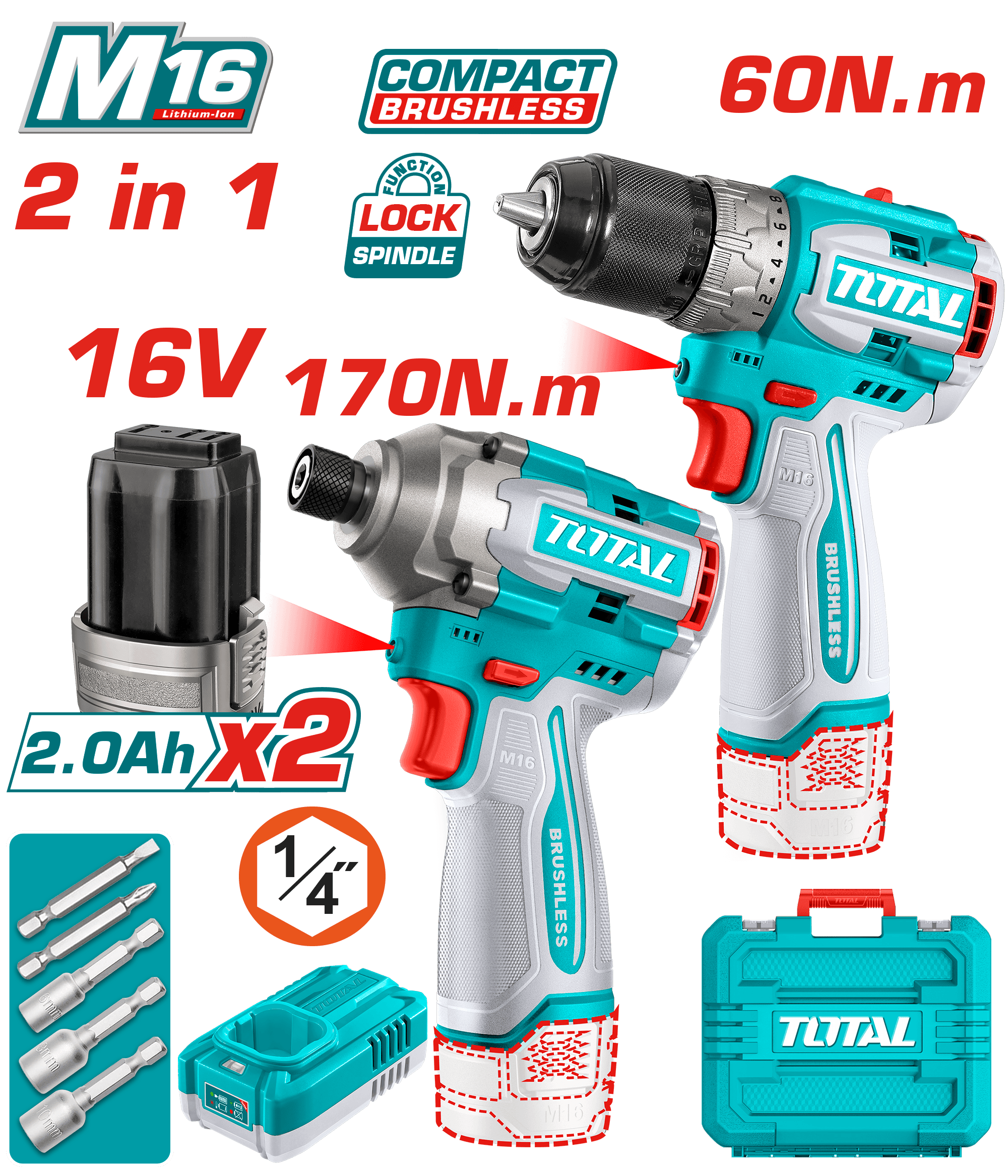 AVANTAJ SET - 16V MATKAP VE DARBELİ VİDALAMA