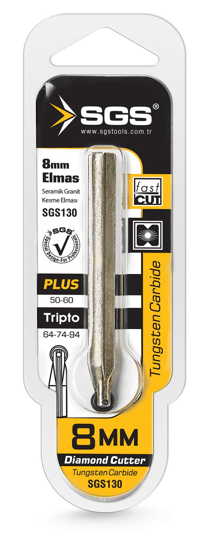 SGS SERAMİK GRANİT KESME ELMASI 8 MM SGS130