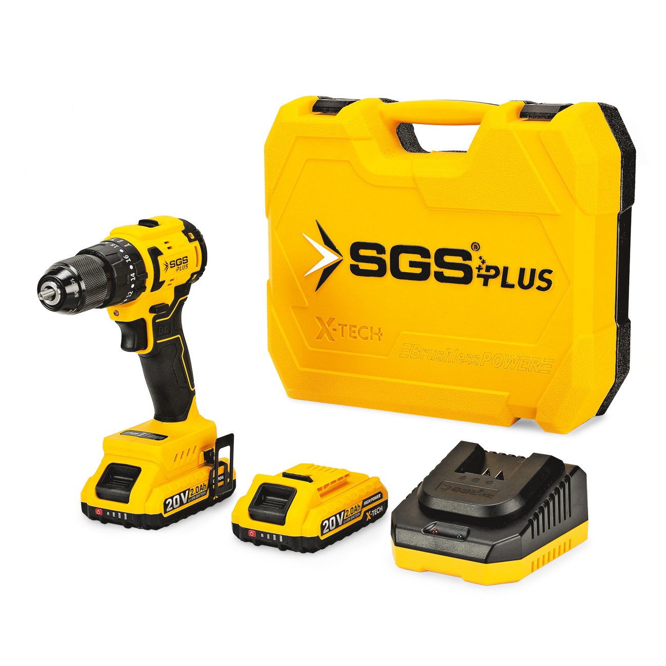 AKÜLÜ DARBELİ MATKAP / 20 VOLT / 2 Ah / kömürsüz