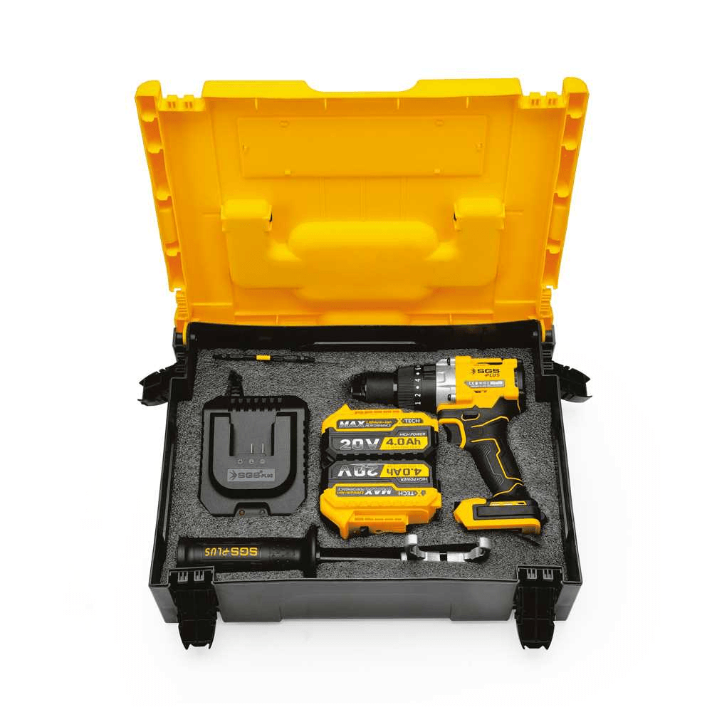 SGS AKÜLÜ DARBELİ MATKAP 130NM / 20 VOLT / 4 Ah / Kömürsüz SGS5533
