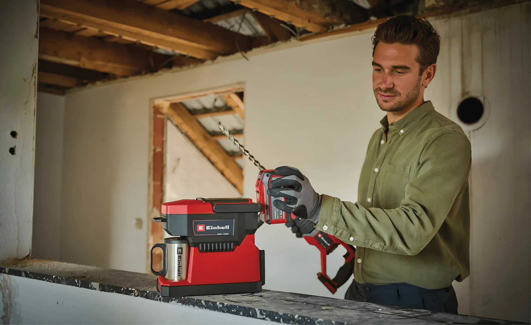 Einhell TE-CF 18 Li - Solo, Akülü Kahve Makinesi
