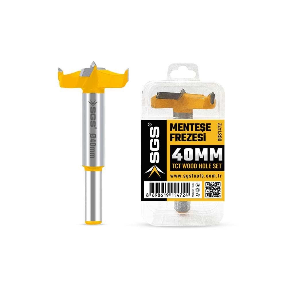 AHŞAP MENTEŞE FREZESİ 40 MM SGS1472