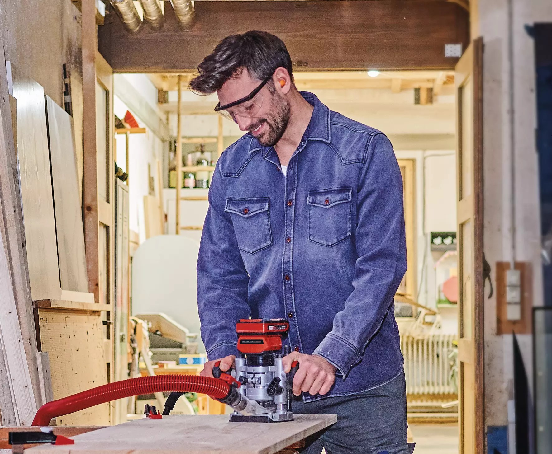 Einhell TP-RO 18 Li BL - Solo, Kömürsüz Akülü Dik Freze
