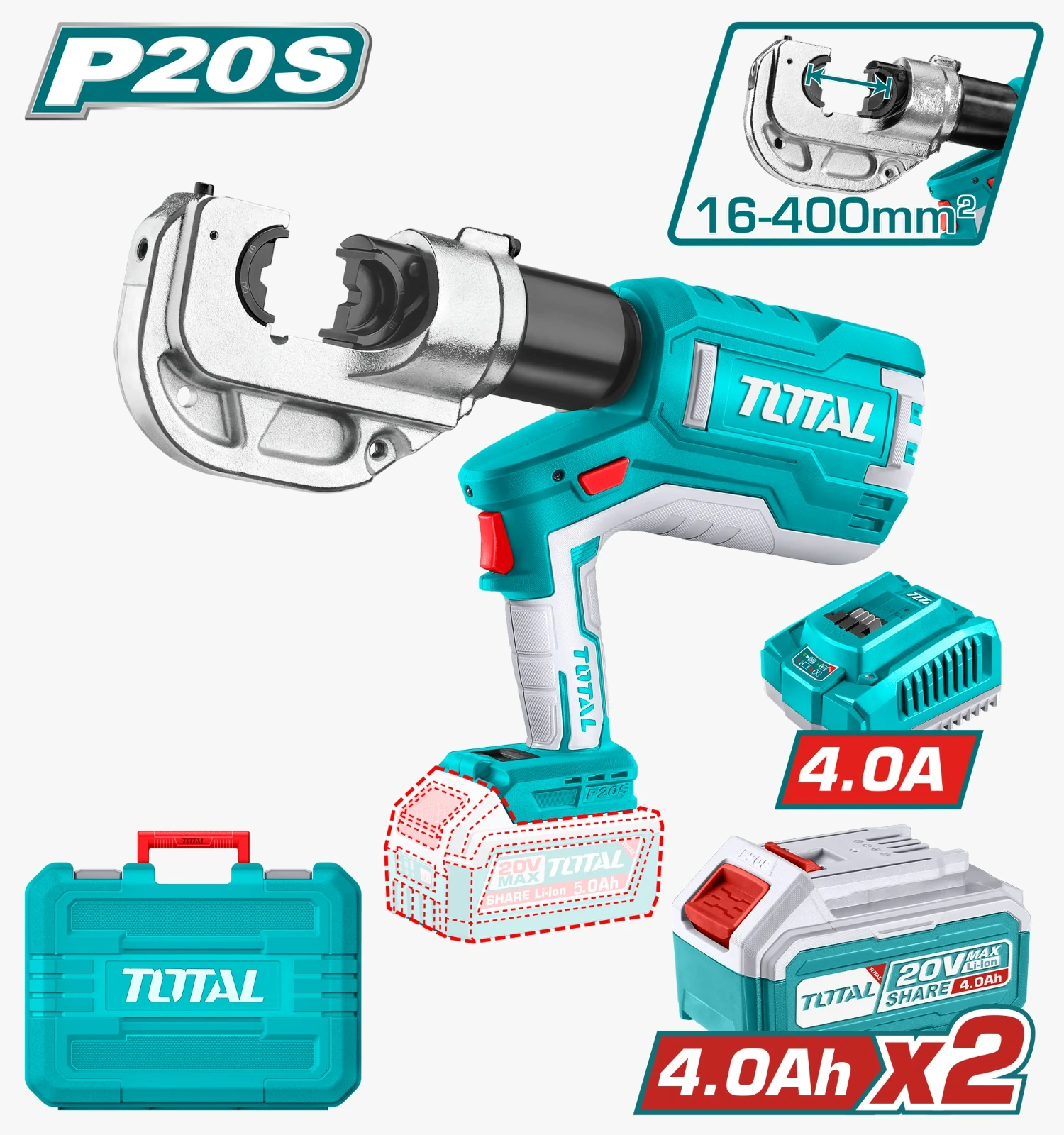 TOTAL LI-ION AKÜLÜ PABUÇ SIKMA TCTLI2005