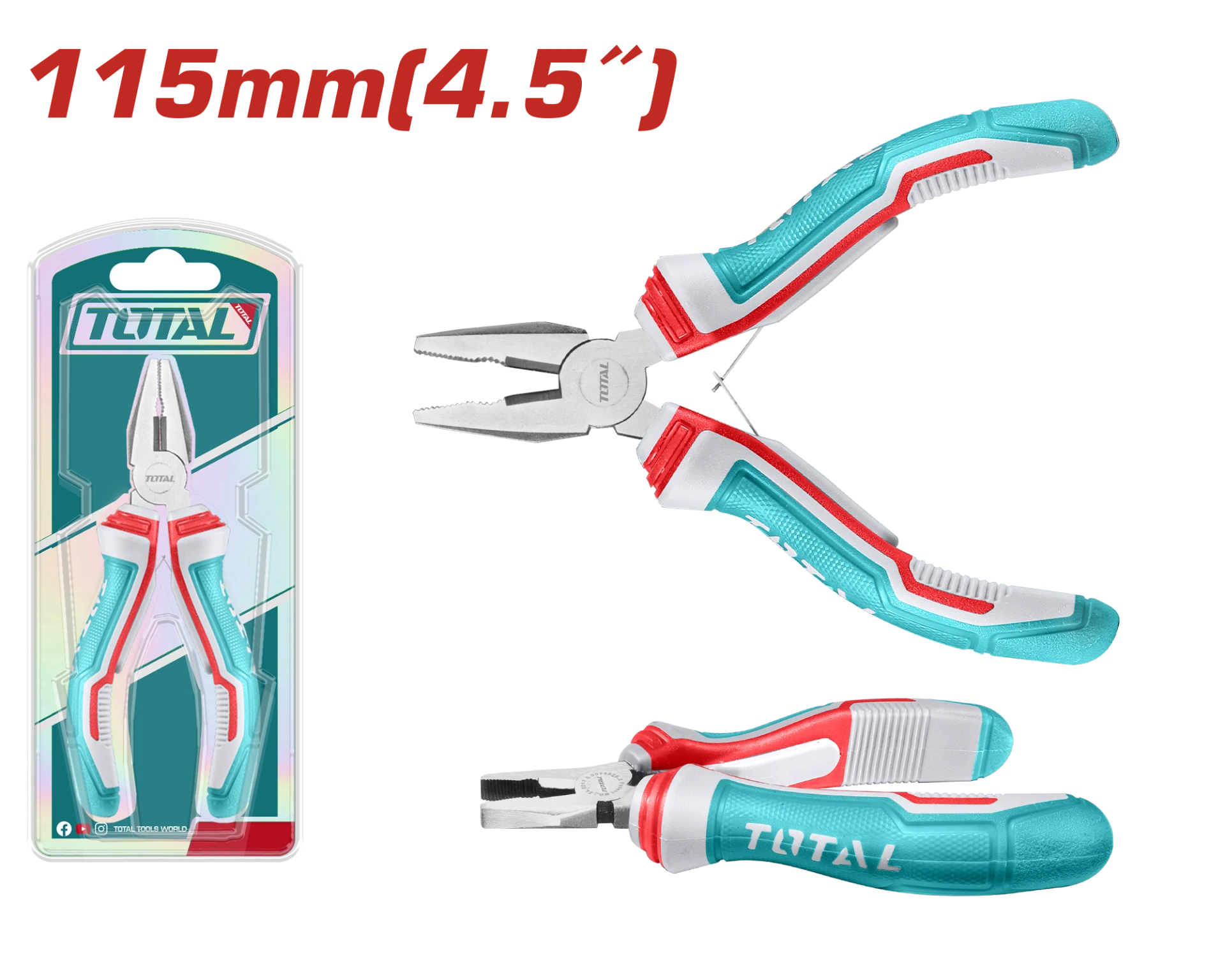 TOTAL ELEKTRONİKÇİ TİP PENSE 115MM THTMN156