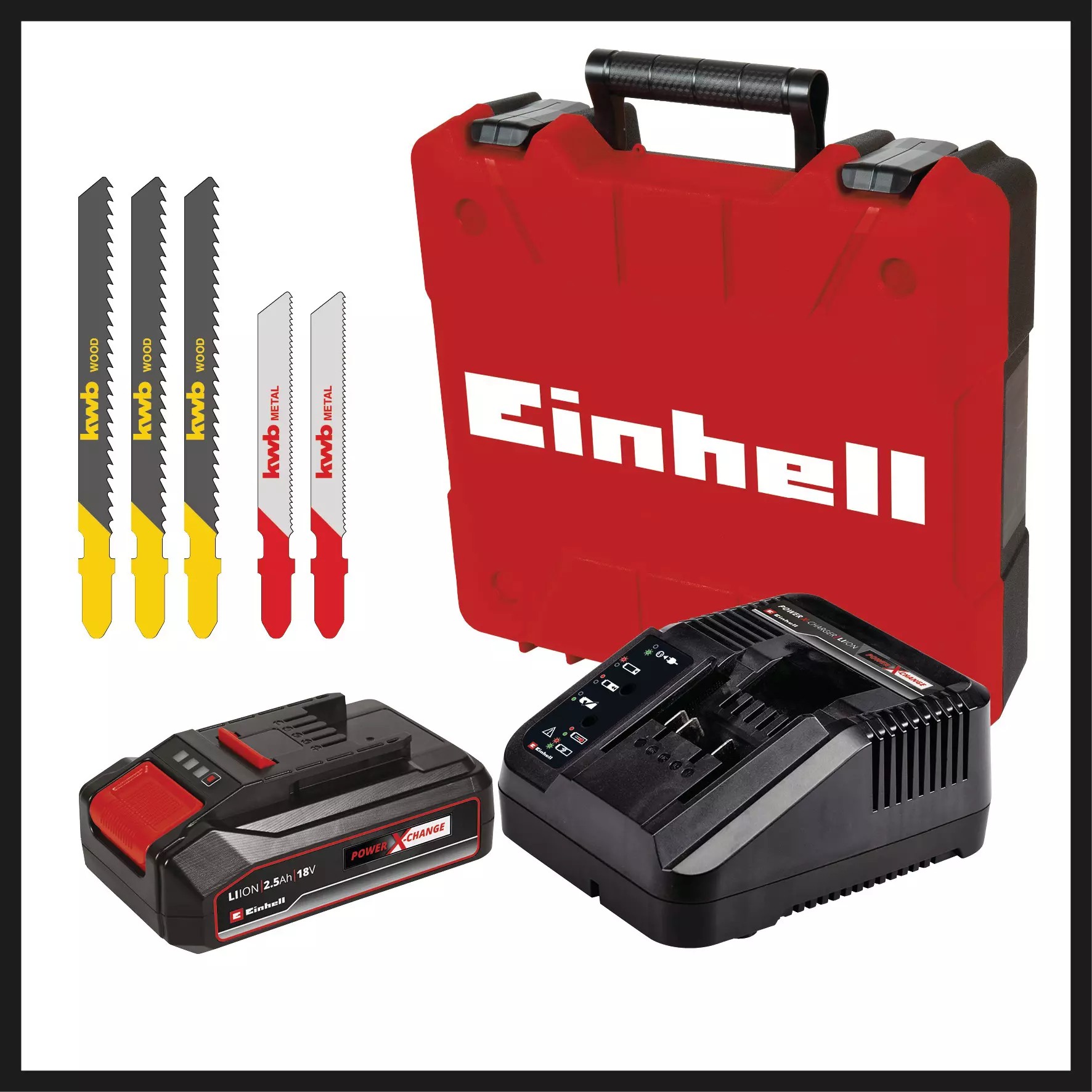 Einhell TC-JS 18/70 Li (1x2,5Ah), Akülü Dekupaj Testere