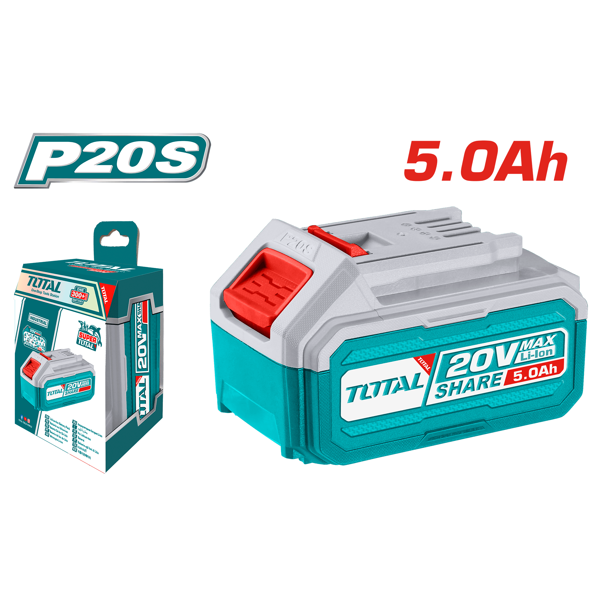 Li-Ion 20V 5.0 Ah Batarya