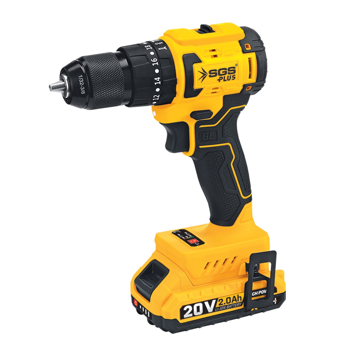 AKÜLÜ DARBELİ MATKAP / 20 VOLT / 2 Ah / kömürsüz