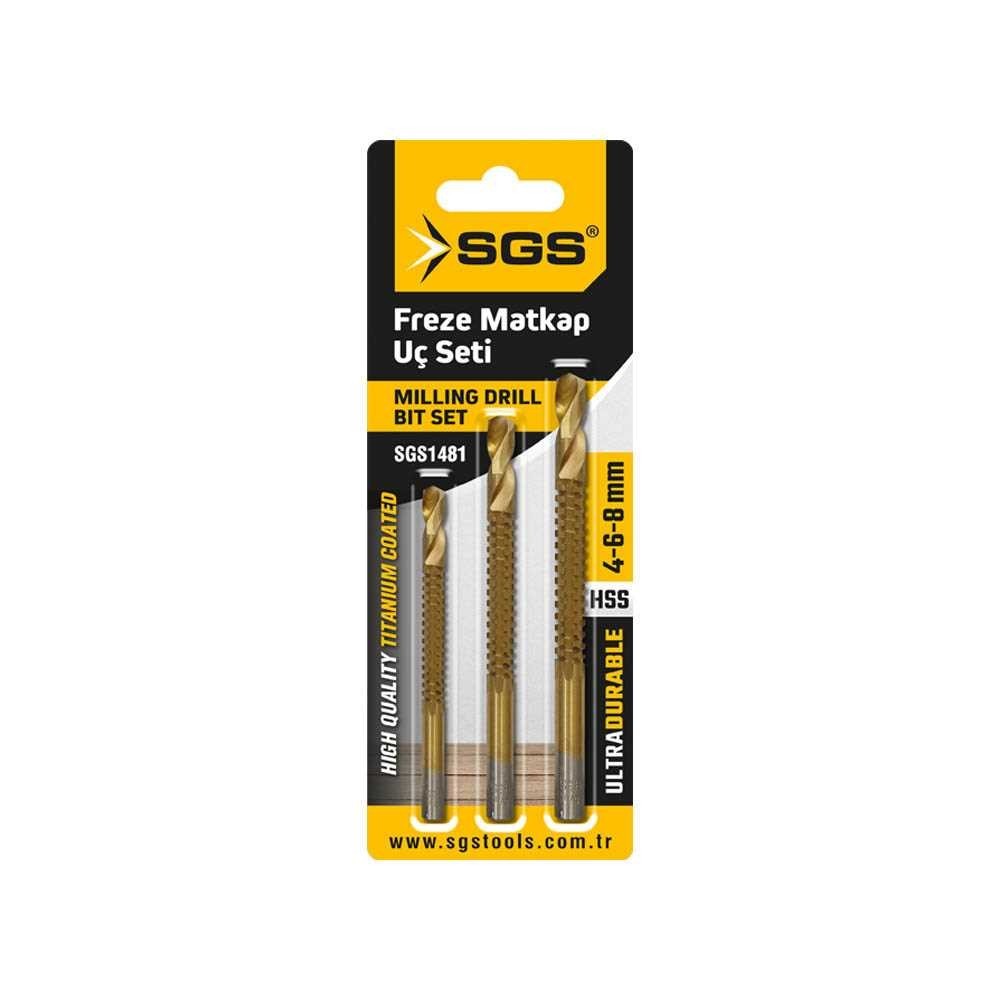 FREZE MATKAP UCU SETİ 3PARÇA SGS1481