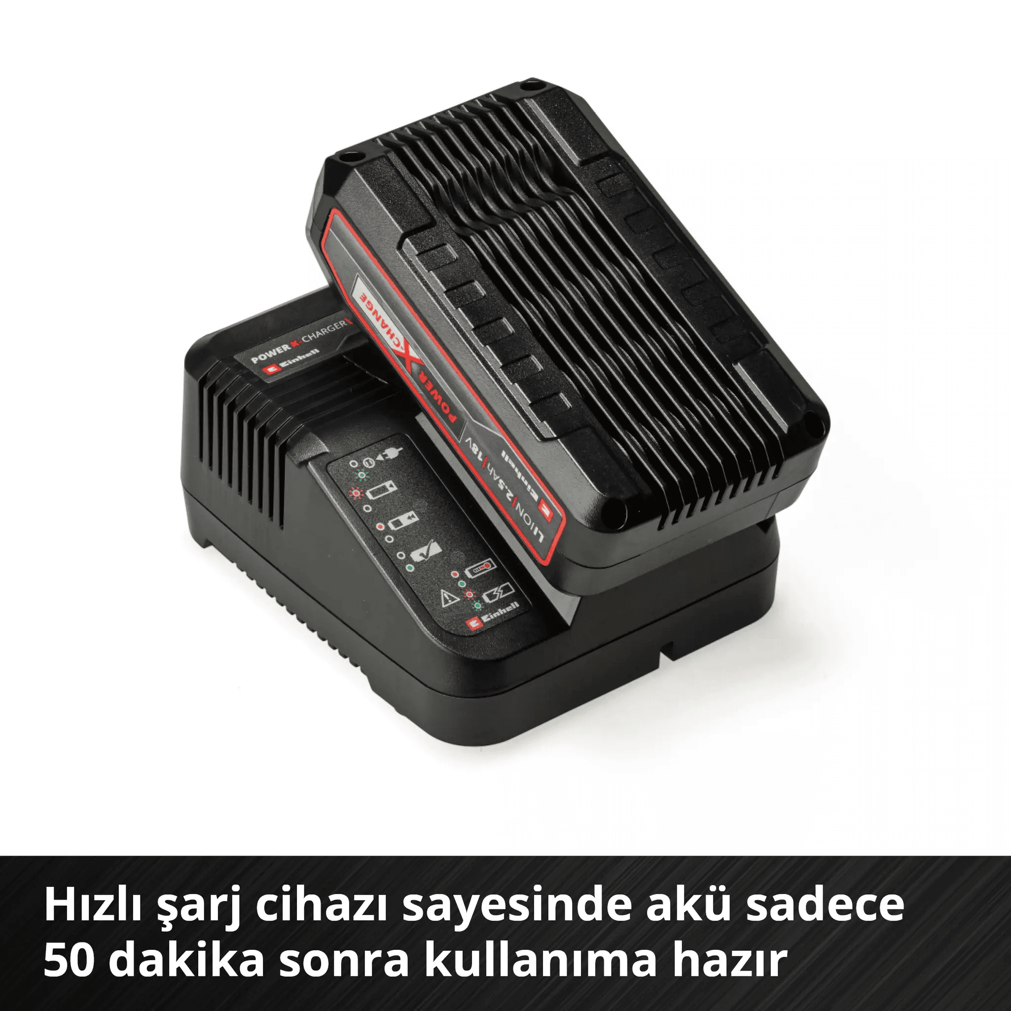 Einhell 18V 2,5 Ah PXC Starter Kit, Akü & Şarj Cihazı
