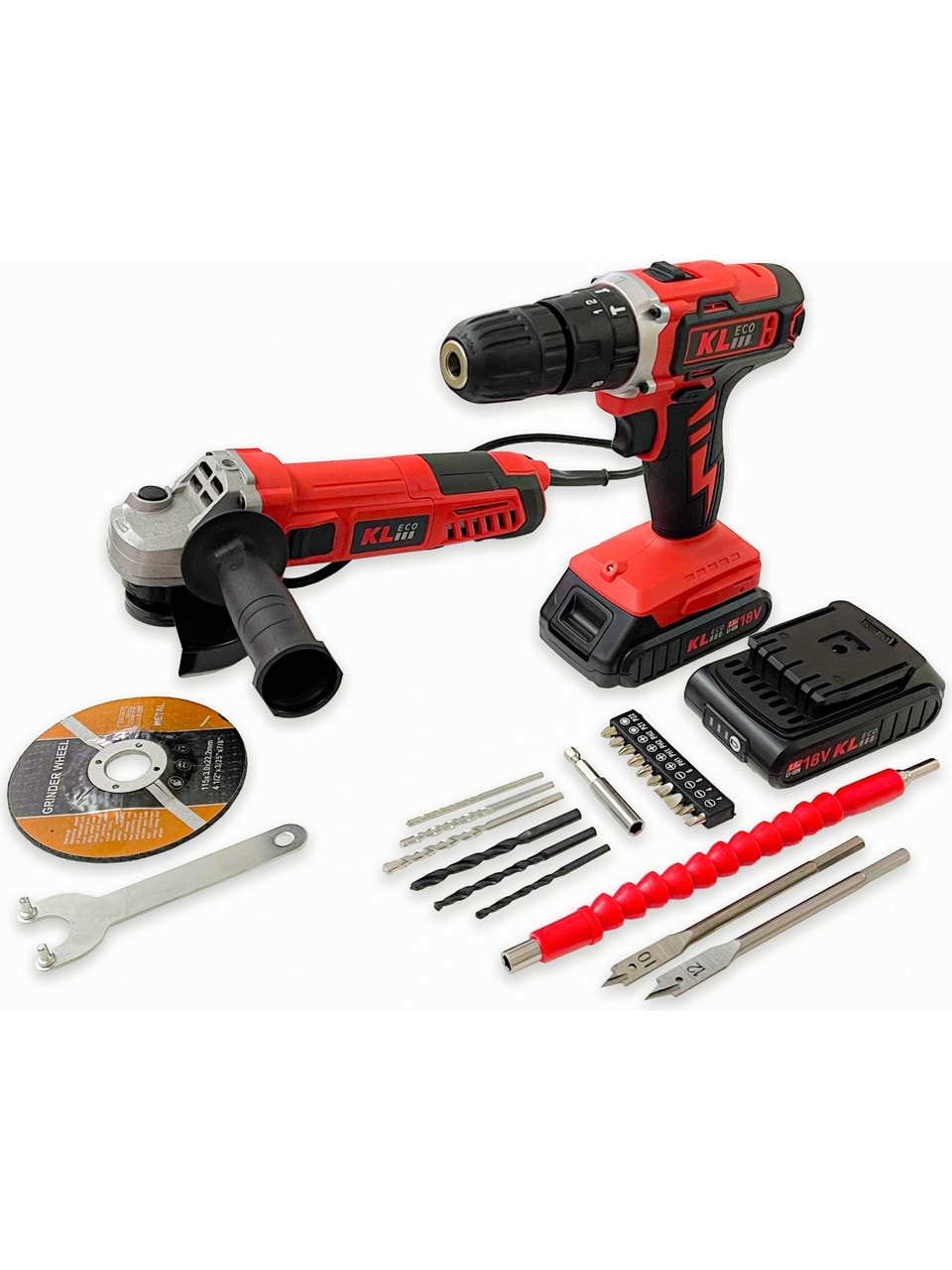 750W 115MM AVUÇ TAŞLAMA+18V 10MM ŞARJLI MATKAP