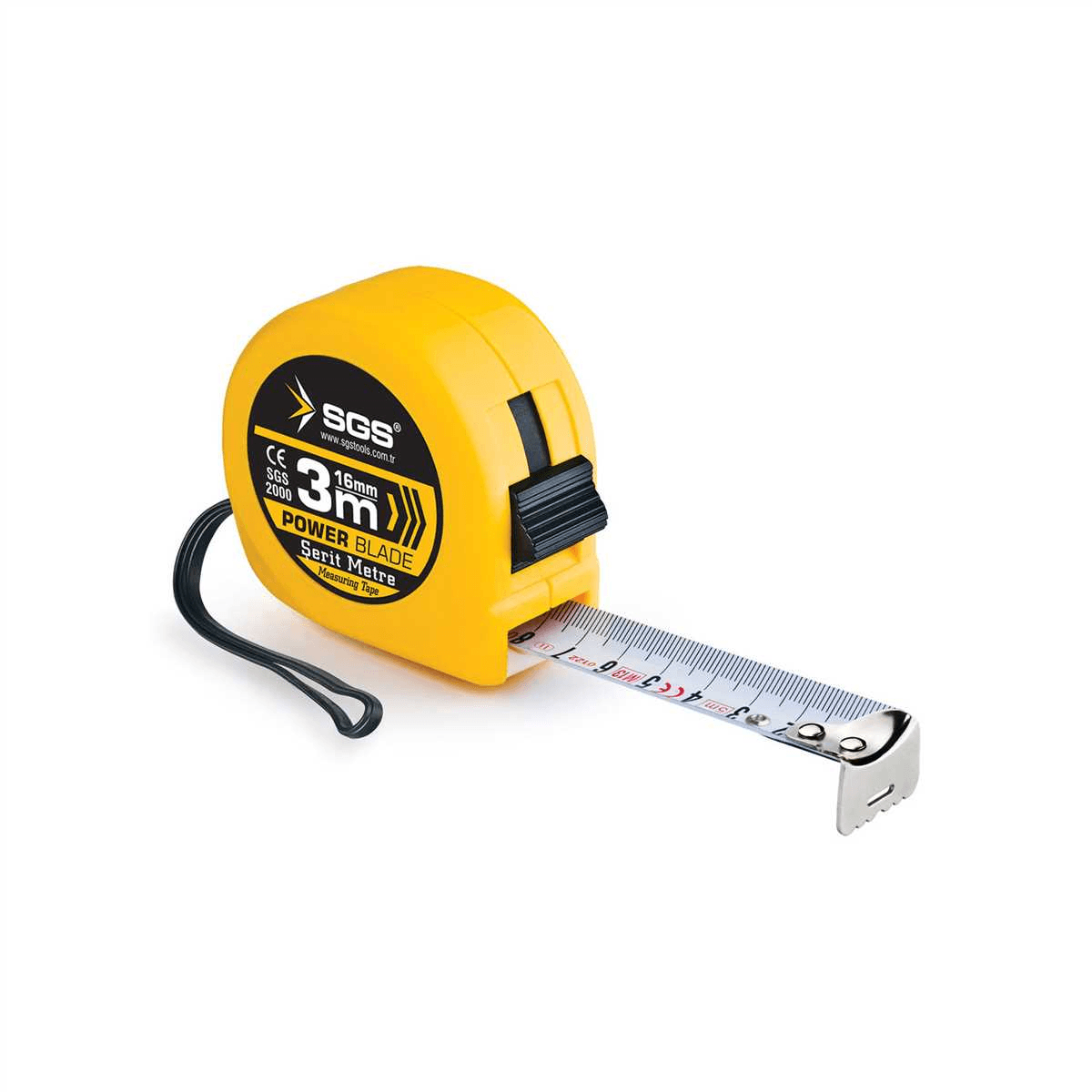 SGS YELLOW ŞERİT METRE 3m x 16mm SGS2000