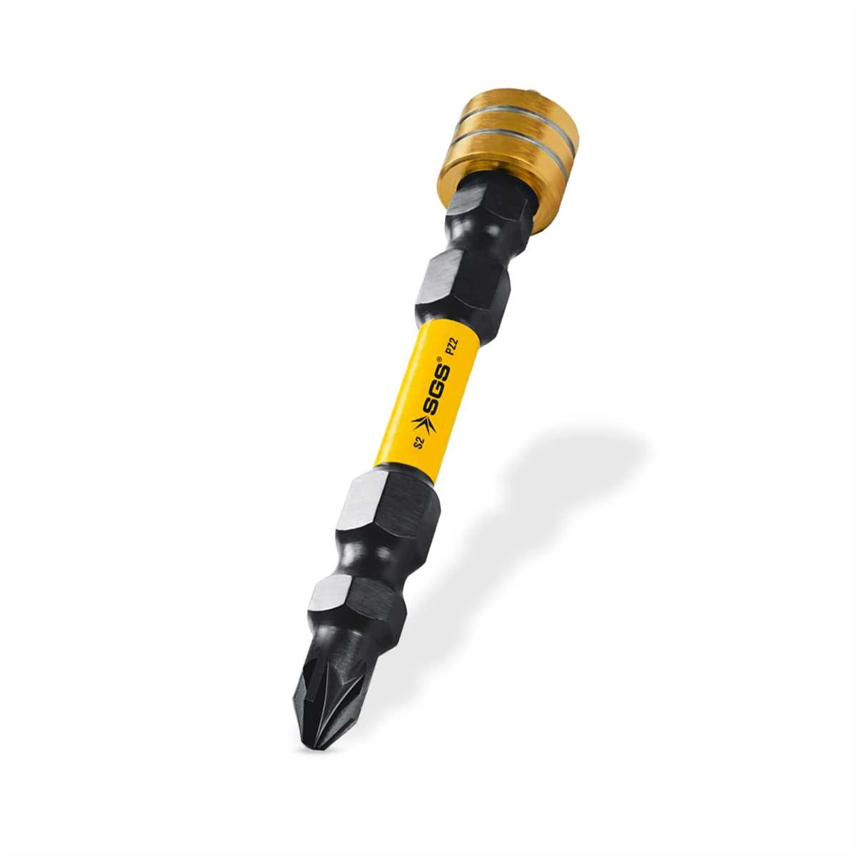 SGS PZ2 65mm Manyetik Çift Yönlü Bits Uç Black-Pro Series SGS3983 (10 Adet)