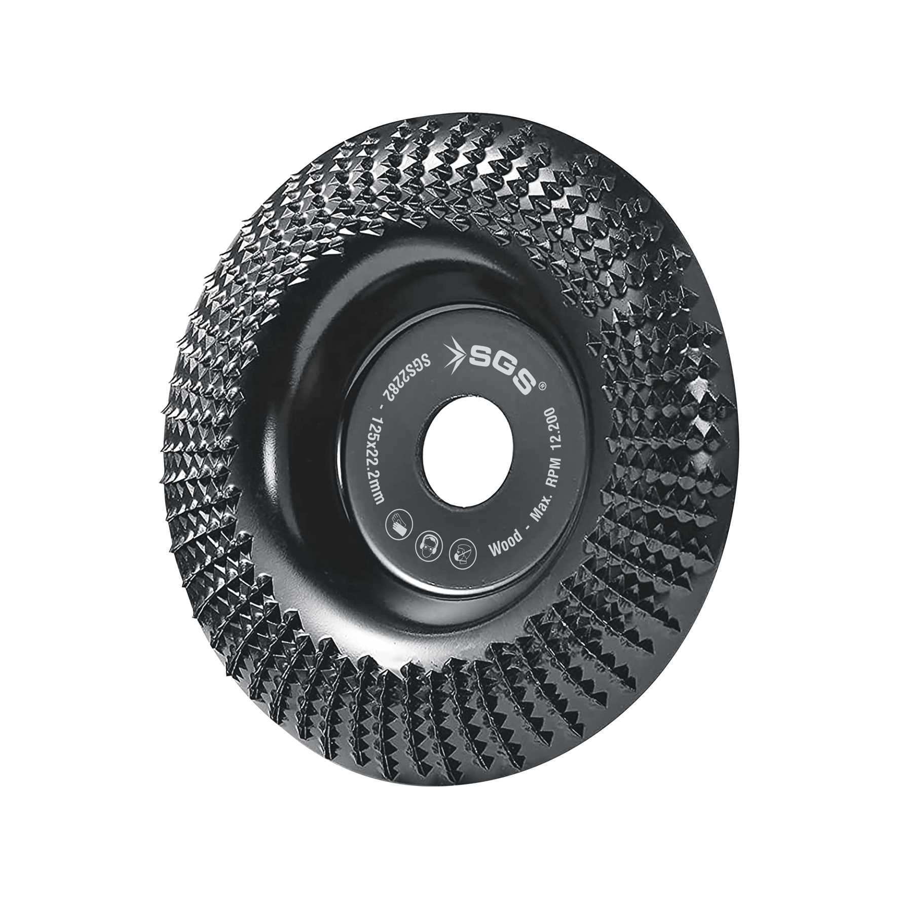 AHŞAP İŞLEME TAŞLAMA DİSKİ KAVİSLİ 115MM x 22,22MM