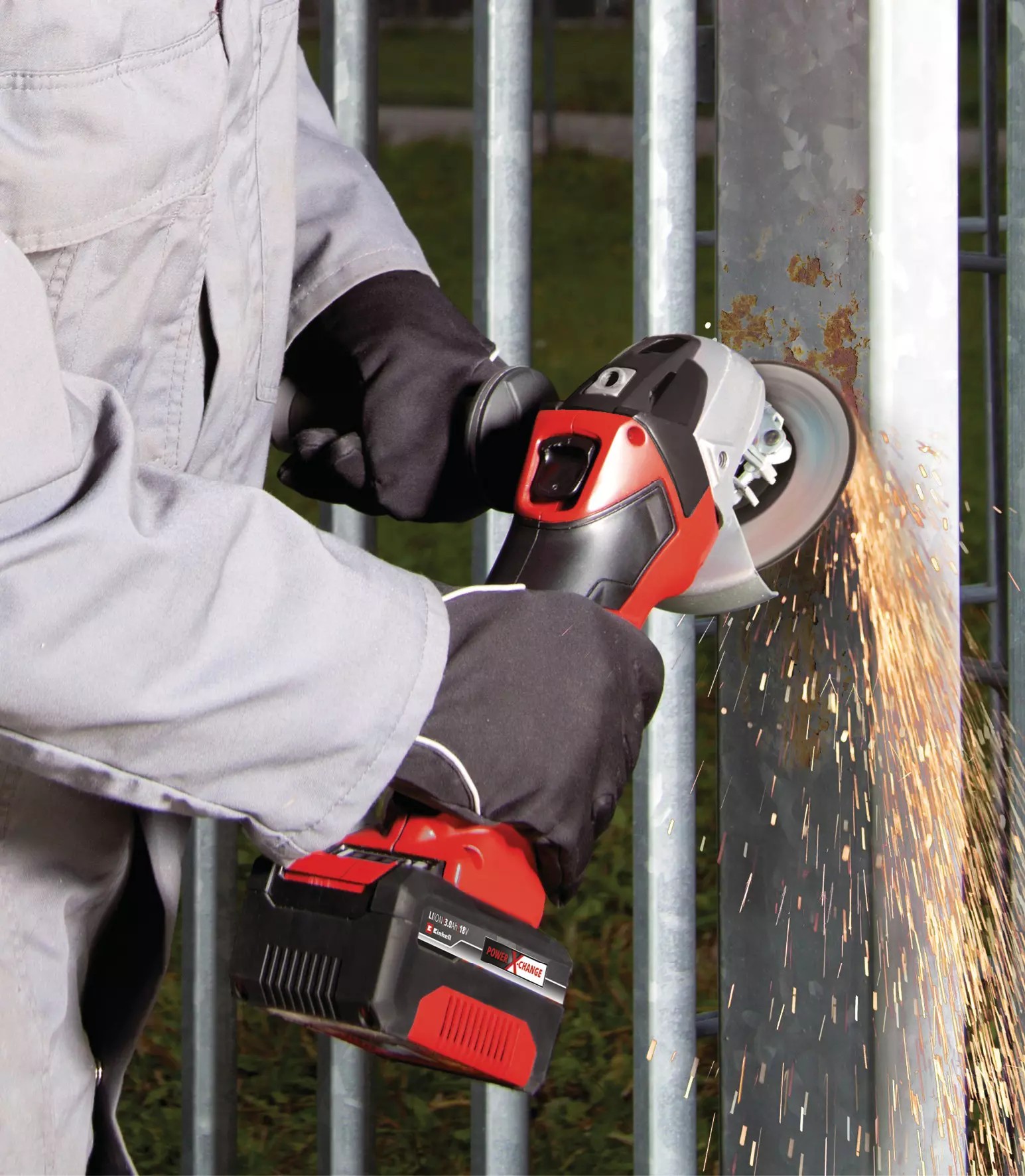 Einhell TC-AG 18/115 Li (1x4,0Ah), Akülü Avuç Taşlama