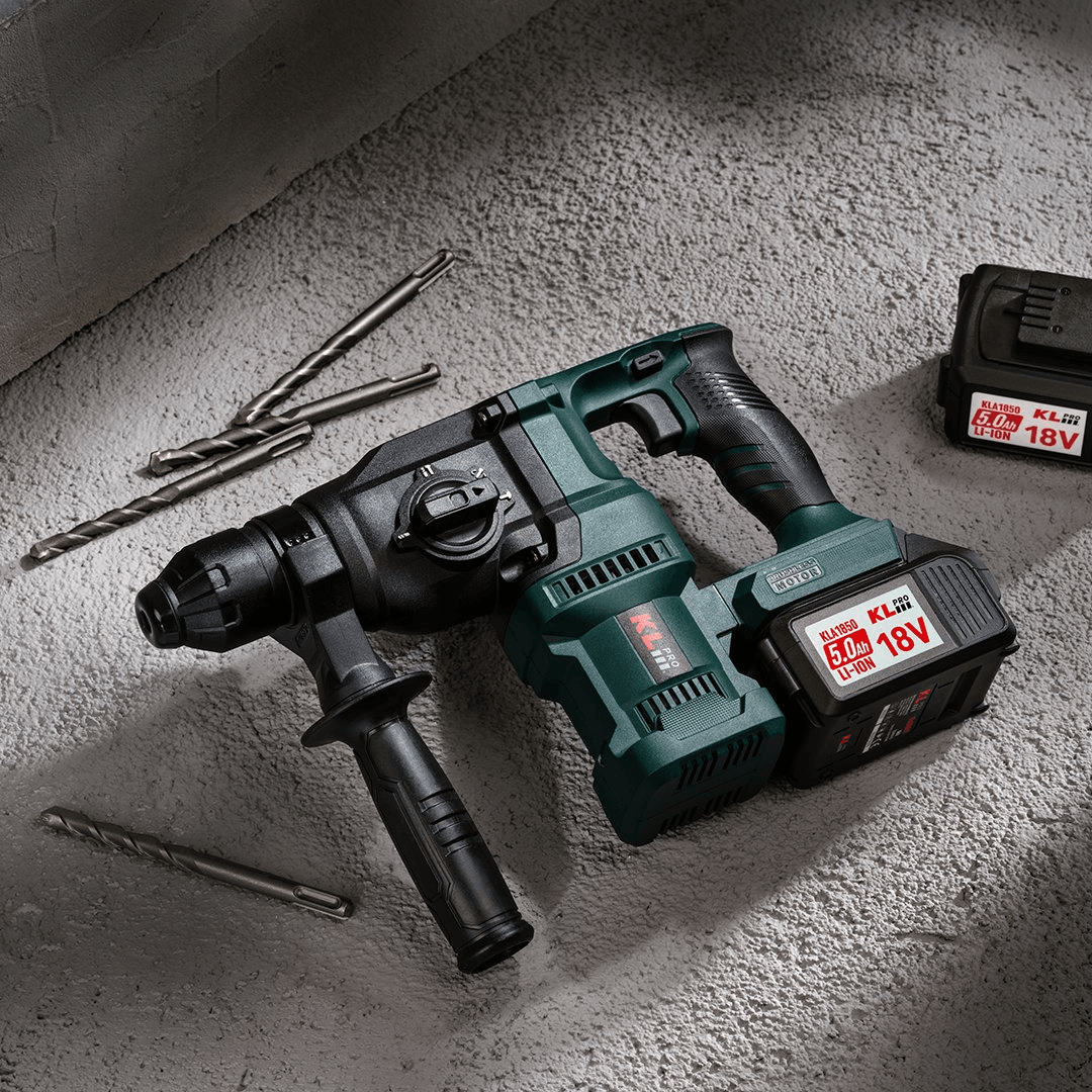 KLPro 18V 5.0 AH ŞARJLI PNÖMATİK MATKAP KLPM18BH-50