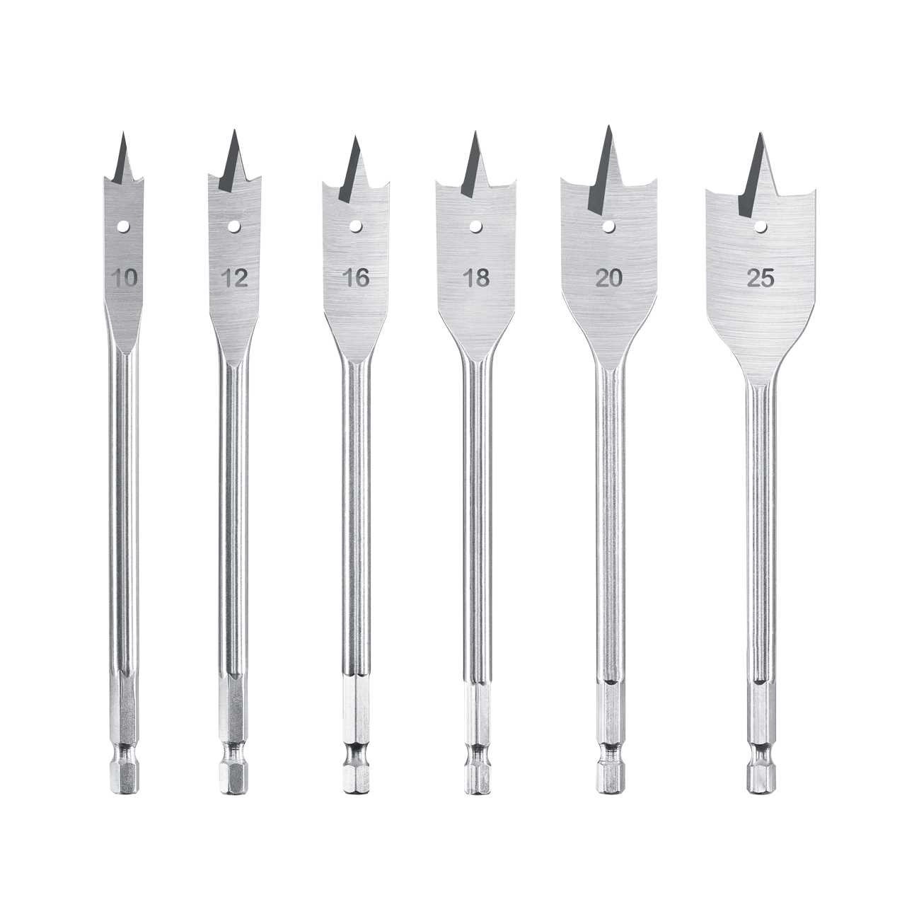 6 PARÇA YAPRAK AHŞAP MATKAP UCU SGS1480