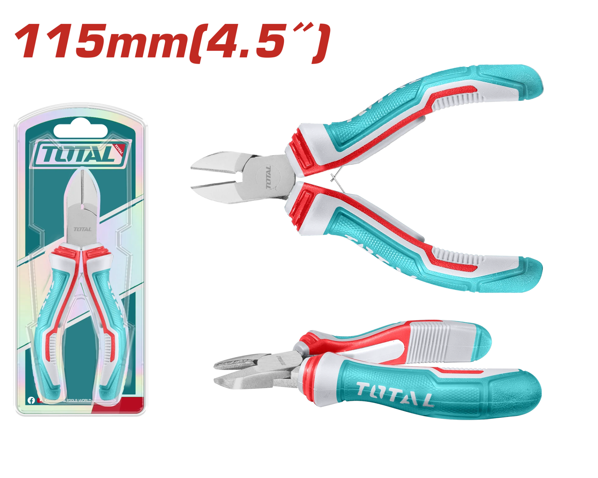 TOTAL ELEKTRONİKÇİ TİP YAN KESKİ 115MM THTMN356