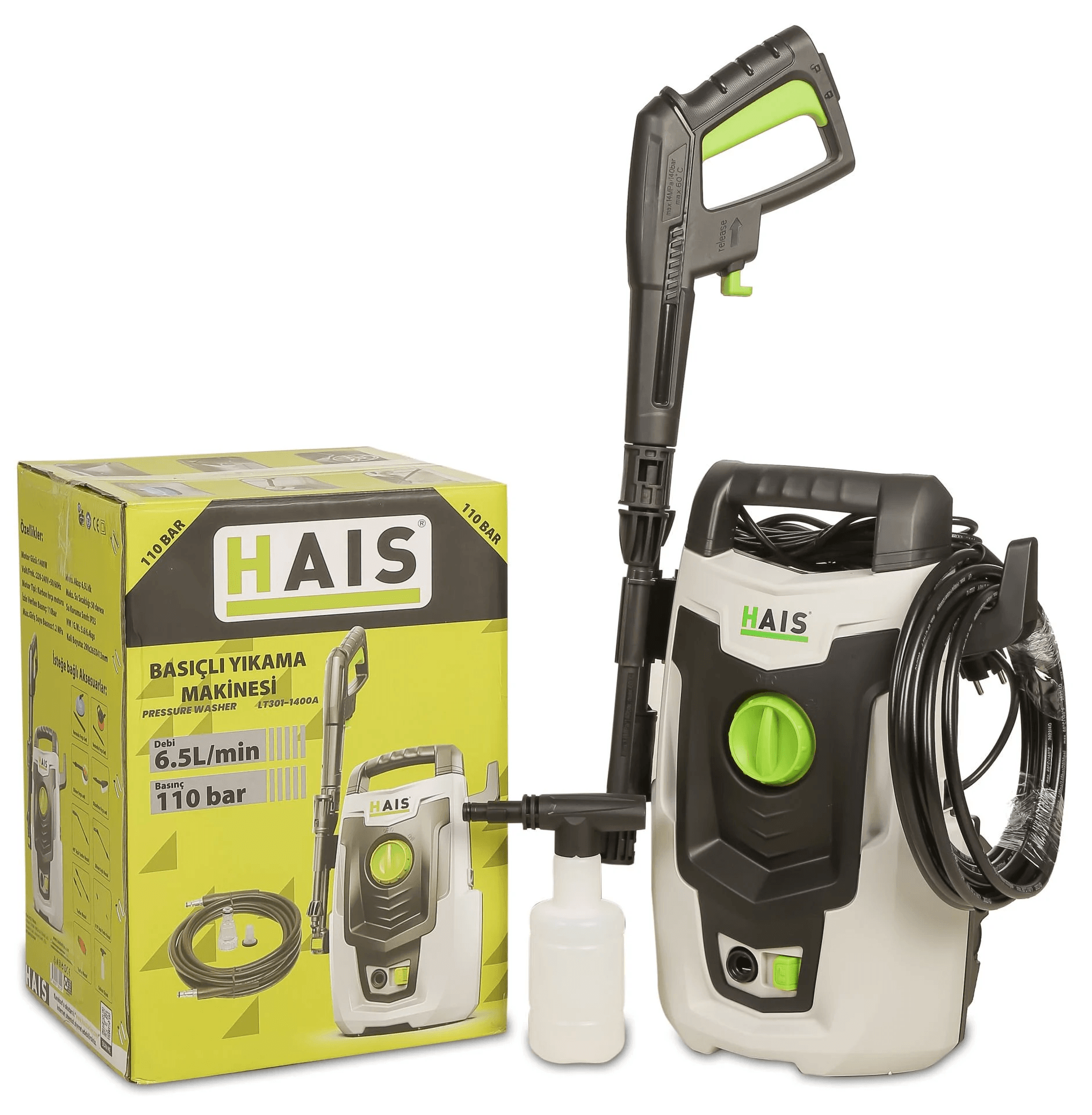 YIKAMA MAKİNESİ 110 BAR BASINÇLI LT301-1400A HAIS