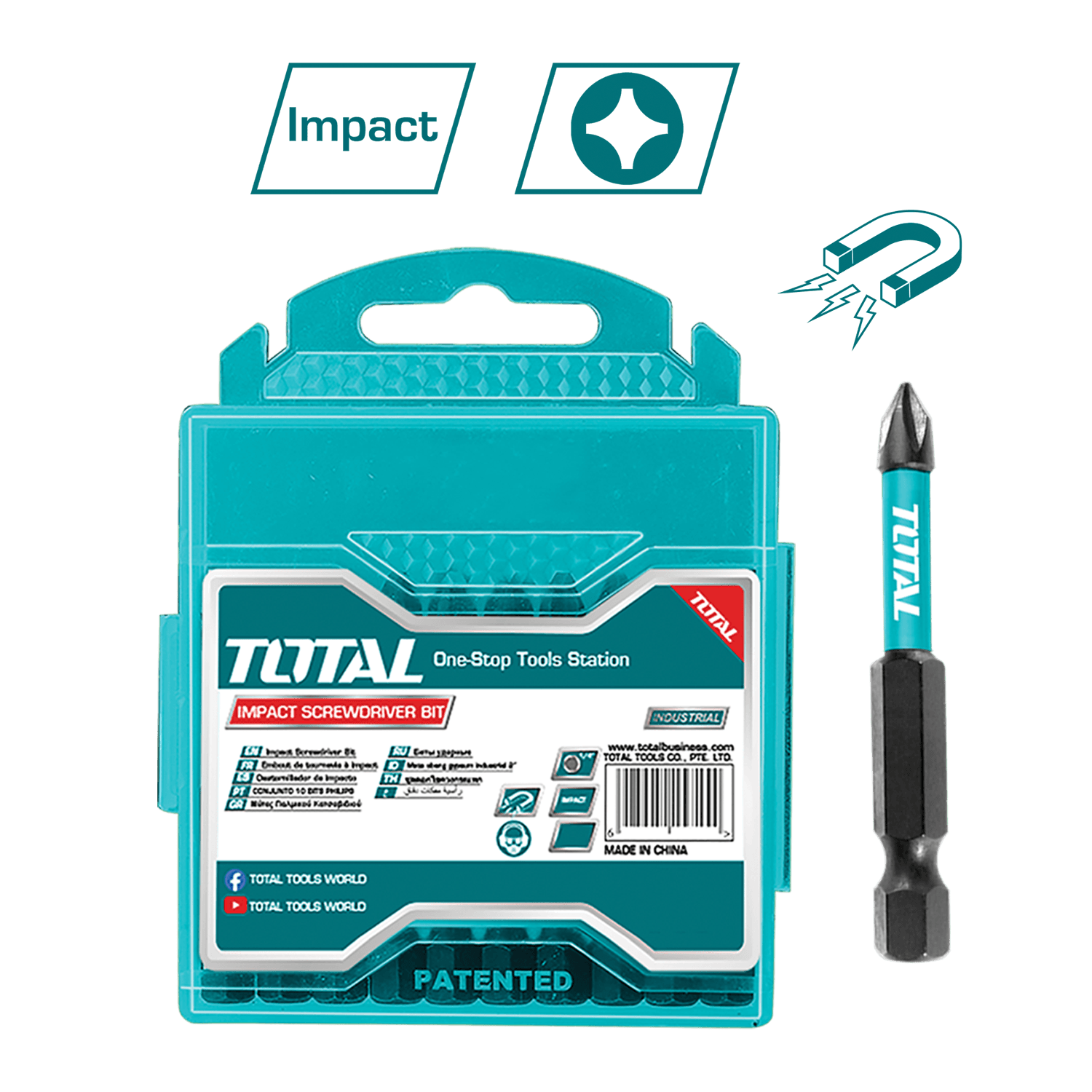 Darbeli 50MM PH2 Bits Ucu