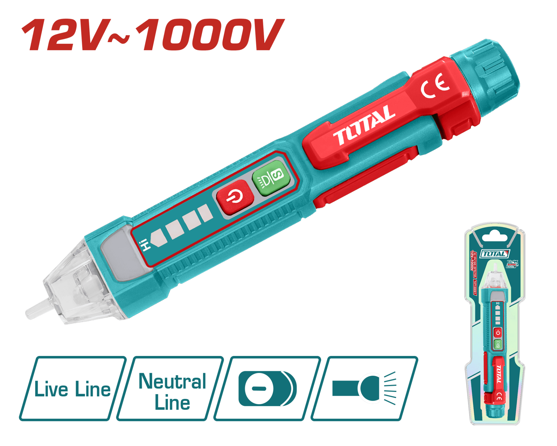 TOTAL DİJİTAL AC VOLTAJ DEDEKTÖRÜ THT100091