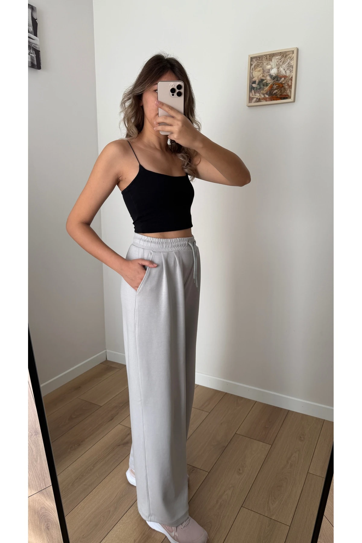 Fermuar Detaylı Eşofman Takımı - Gri