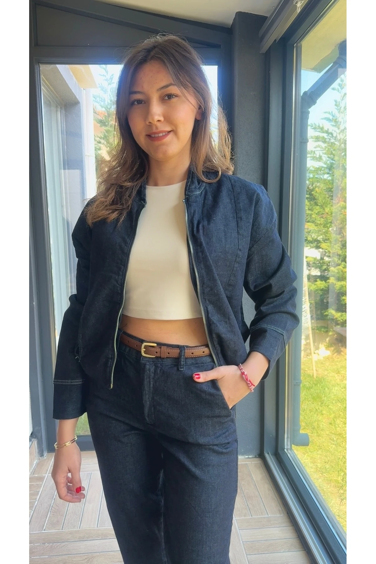 Kot Pantolon Bomber Ceket Takım