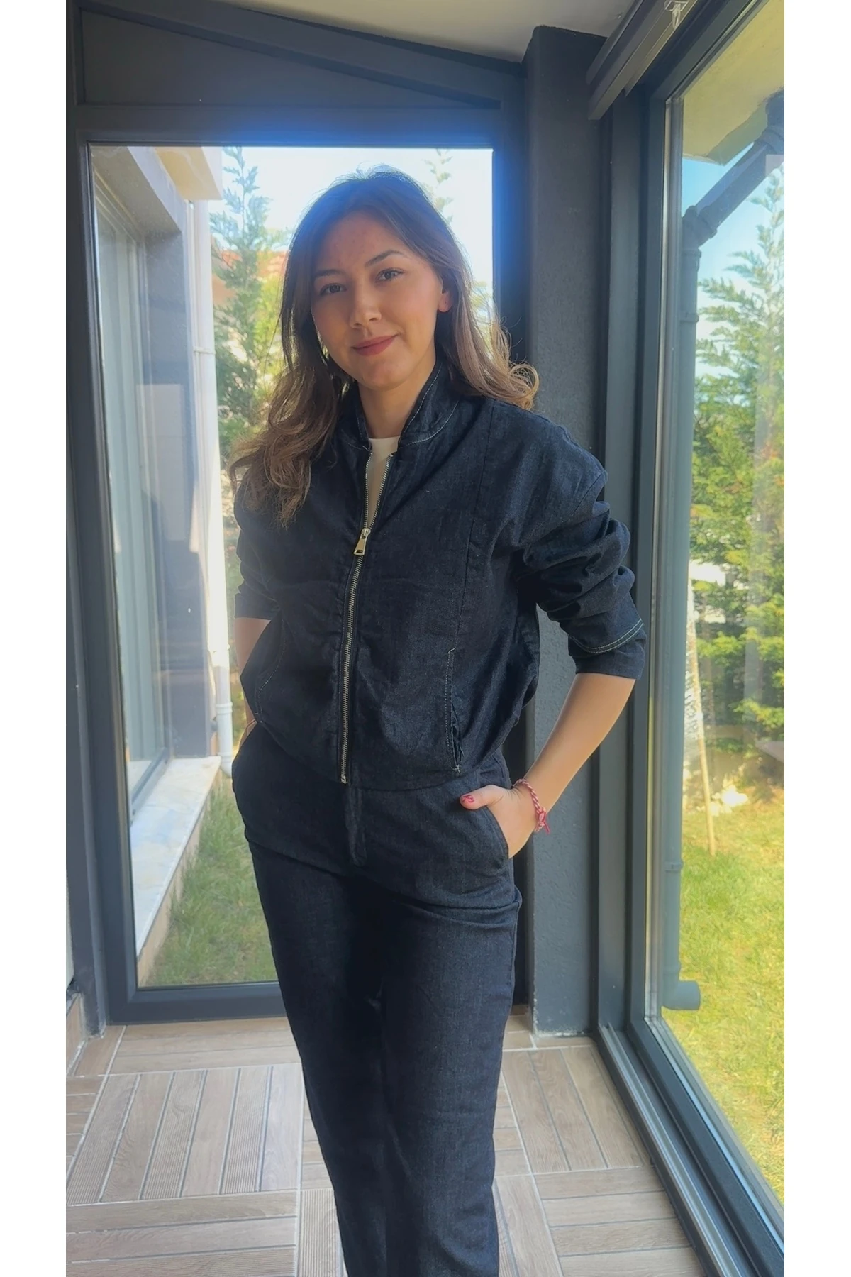 Kot Pantolon Bomber Ceket Takım