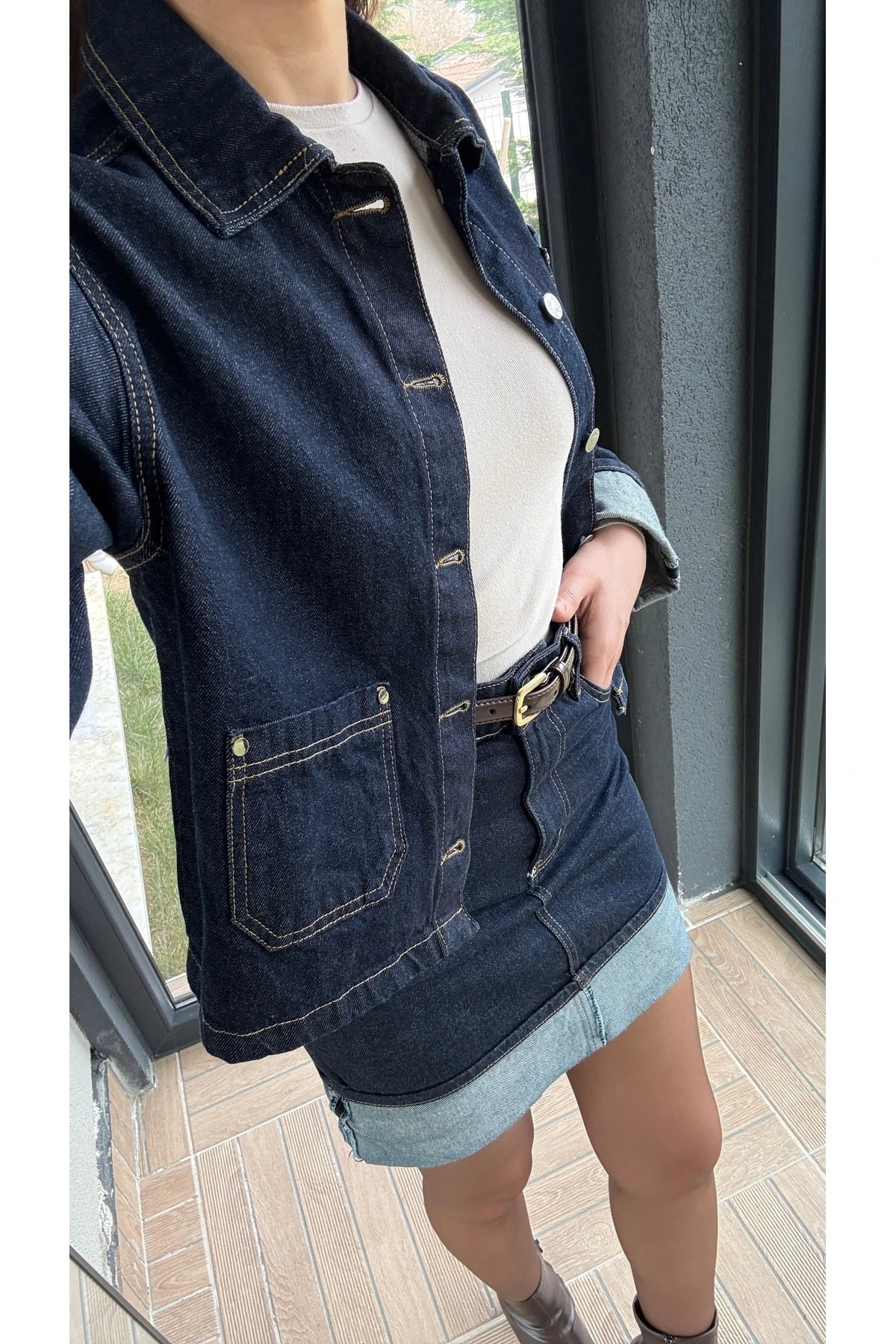 Kot Etek Ceket Takım